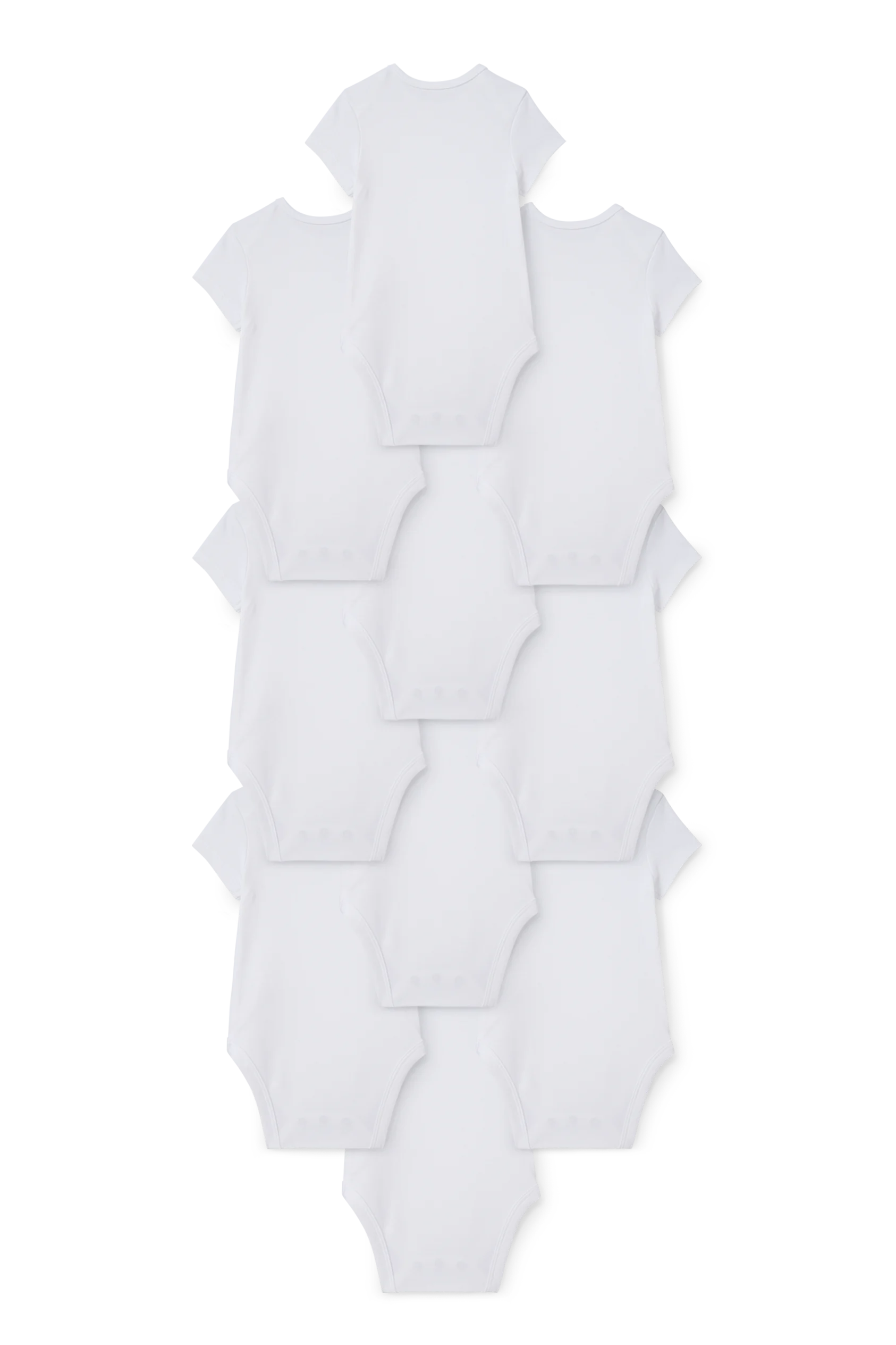 Multipack of 10 - baby bodysuit