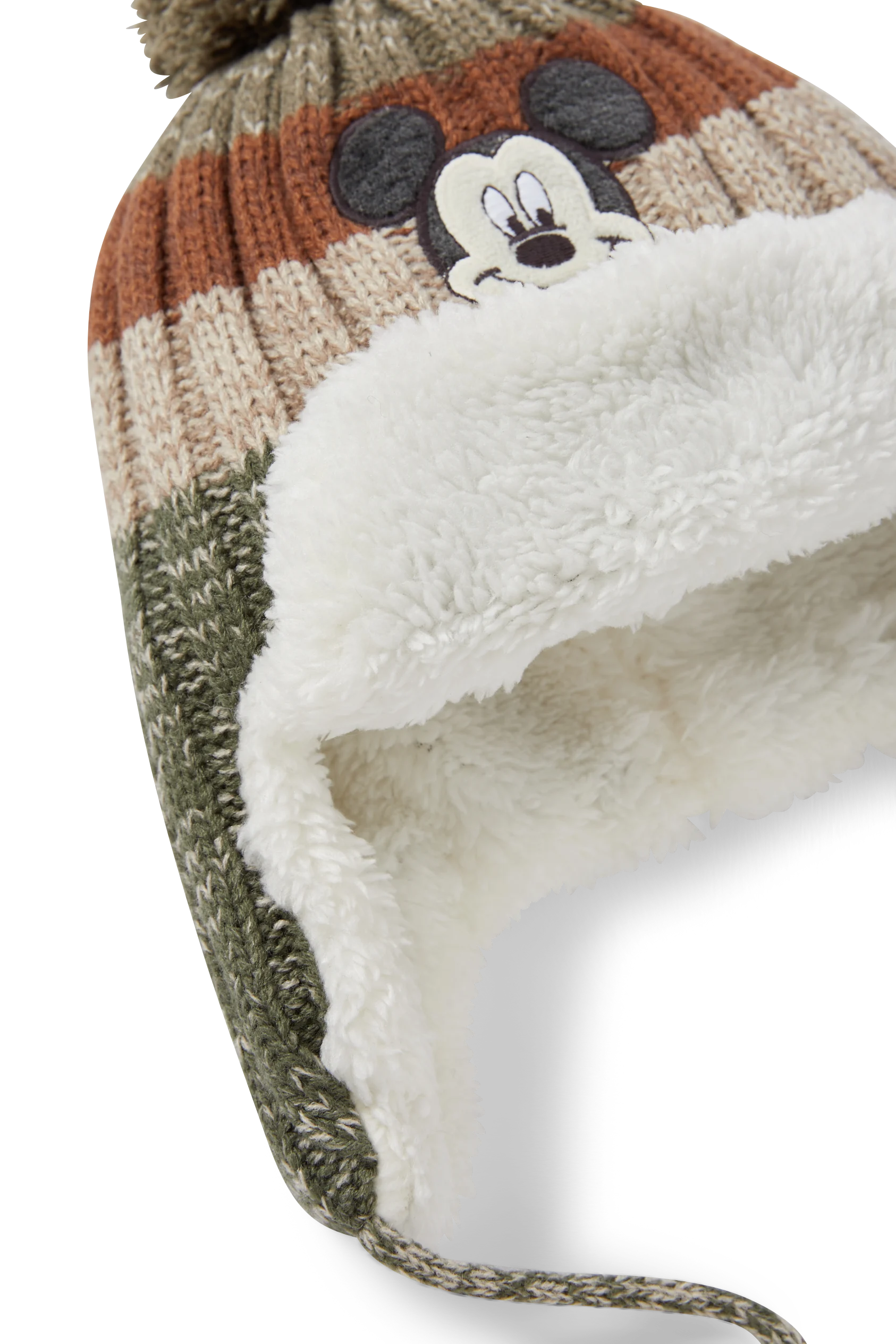 Mickey Mouse - knitted baby hat