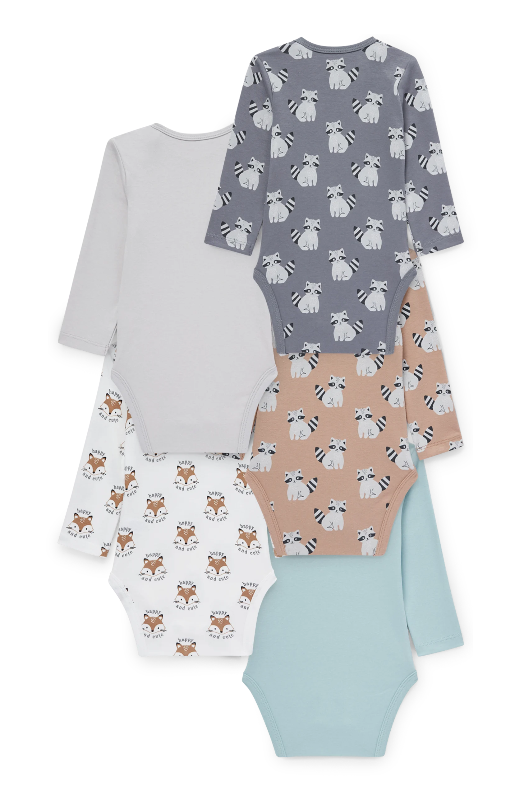 Multipack of 5 - baby bodysuit