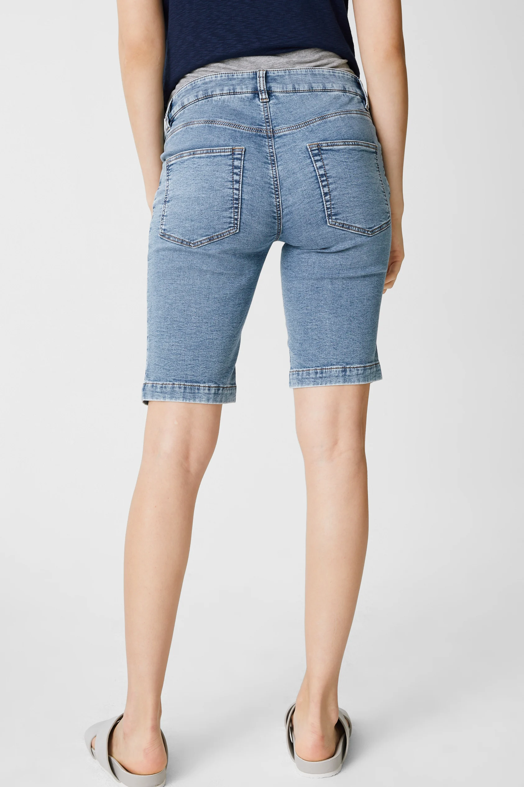 Maternity jeans - denim bermudas