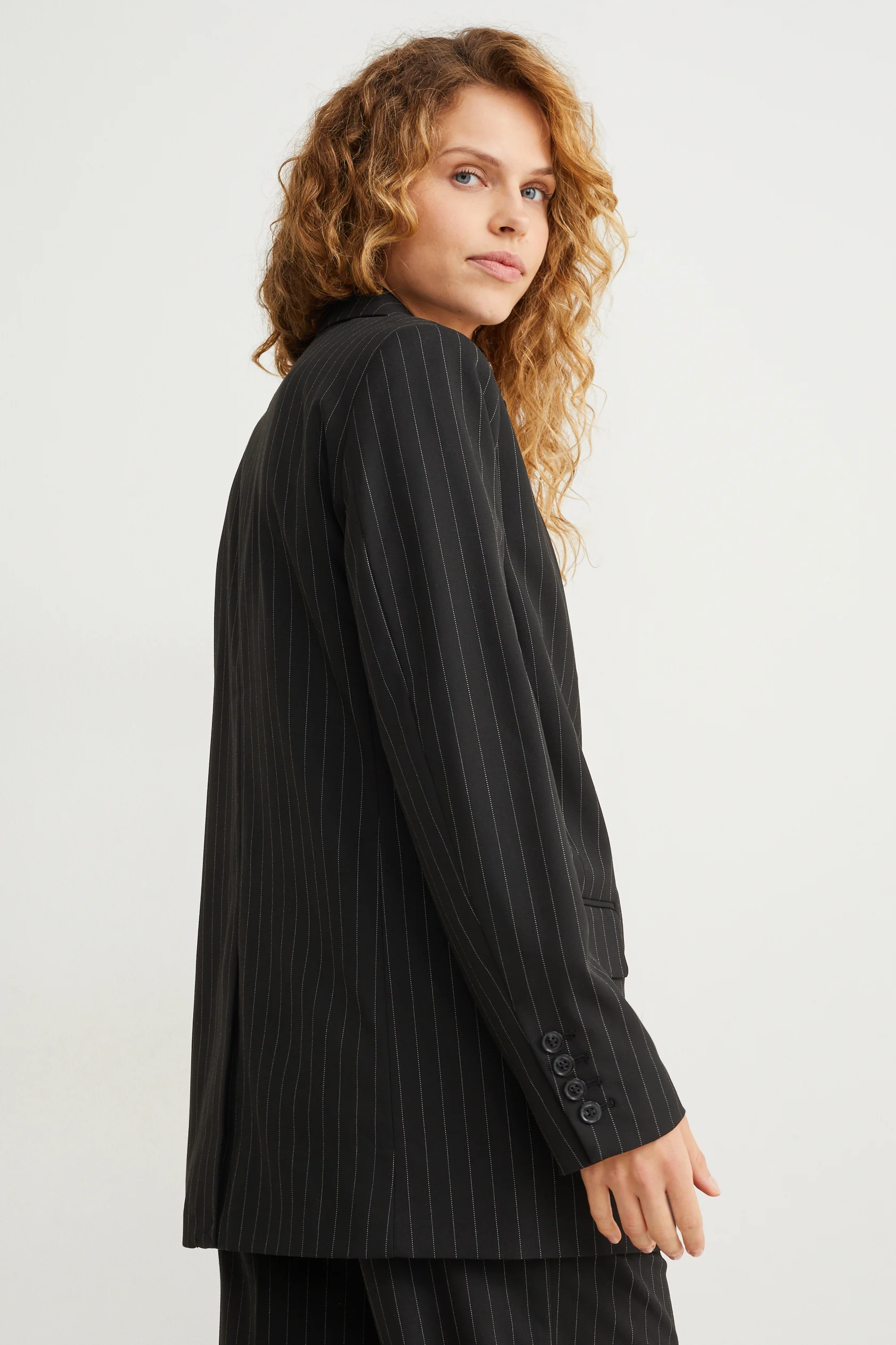Oversized blazer - pinstripes