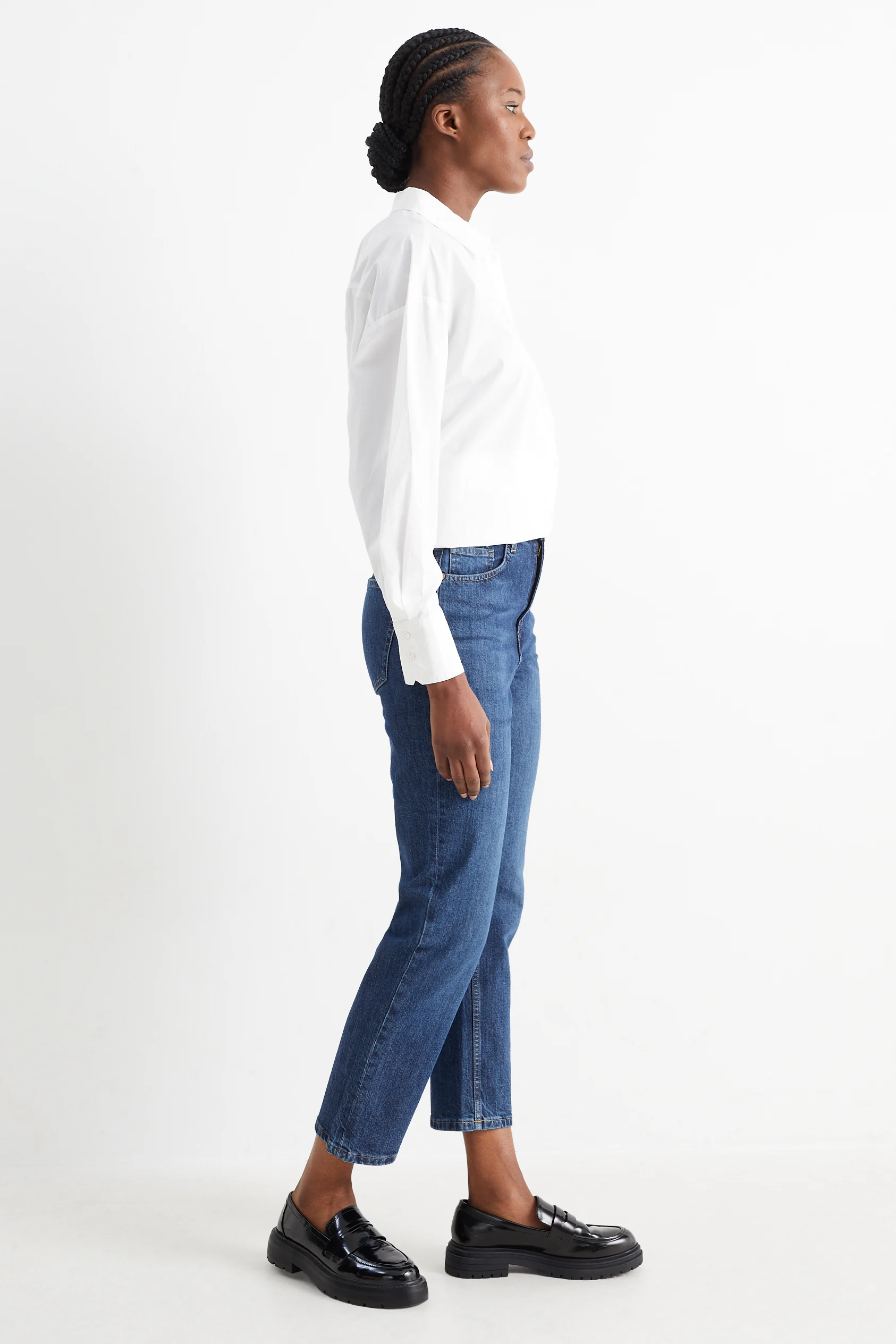 Premium Denim by C&A - straight jeans - high waist