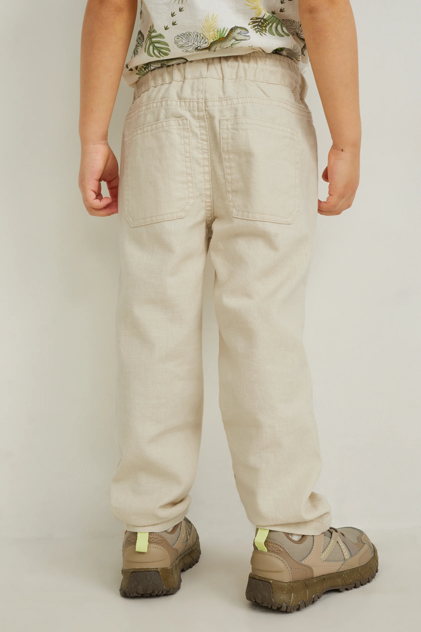 Trousers - linen blend
