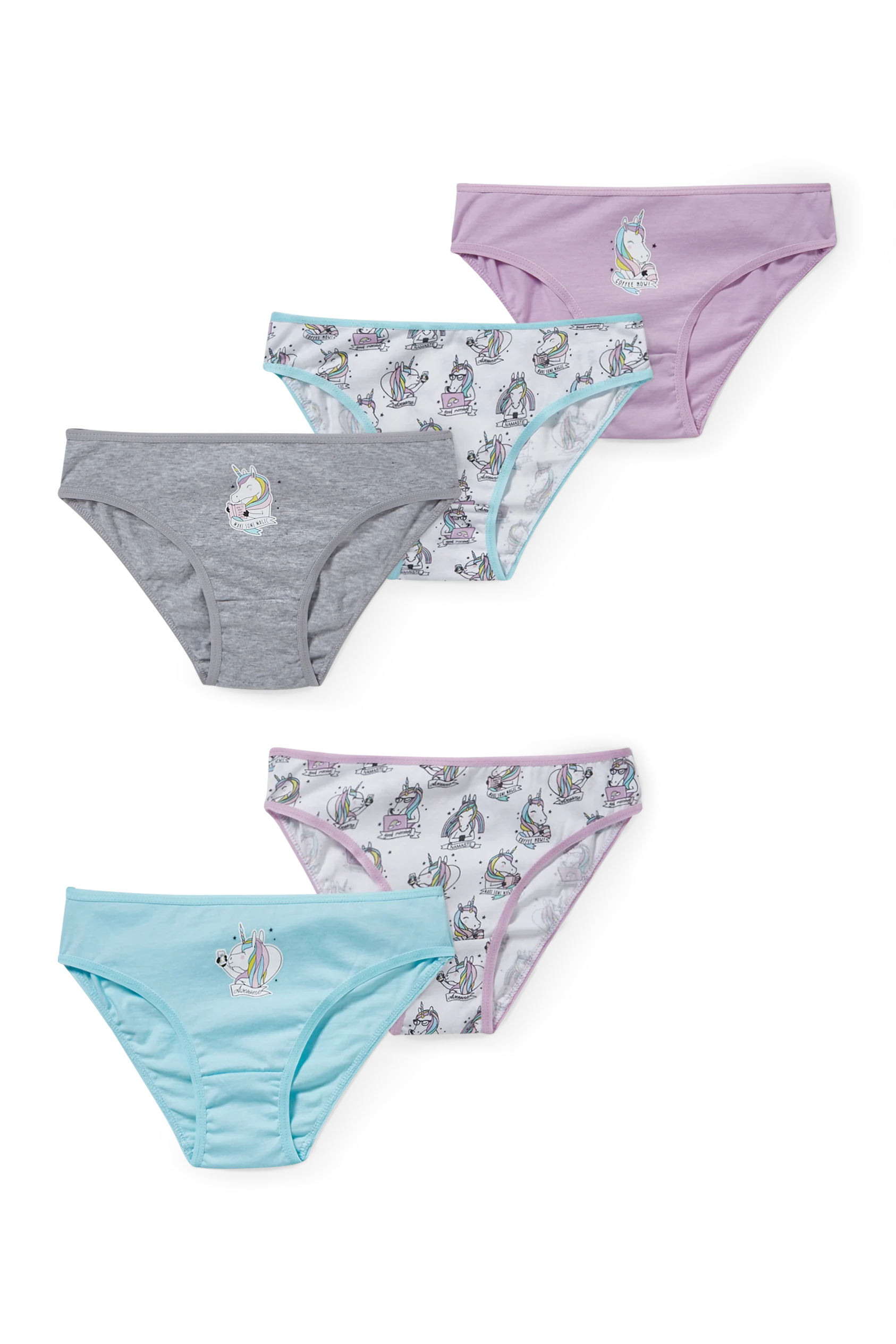 Multipack of 5 - unicorn - briefs