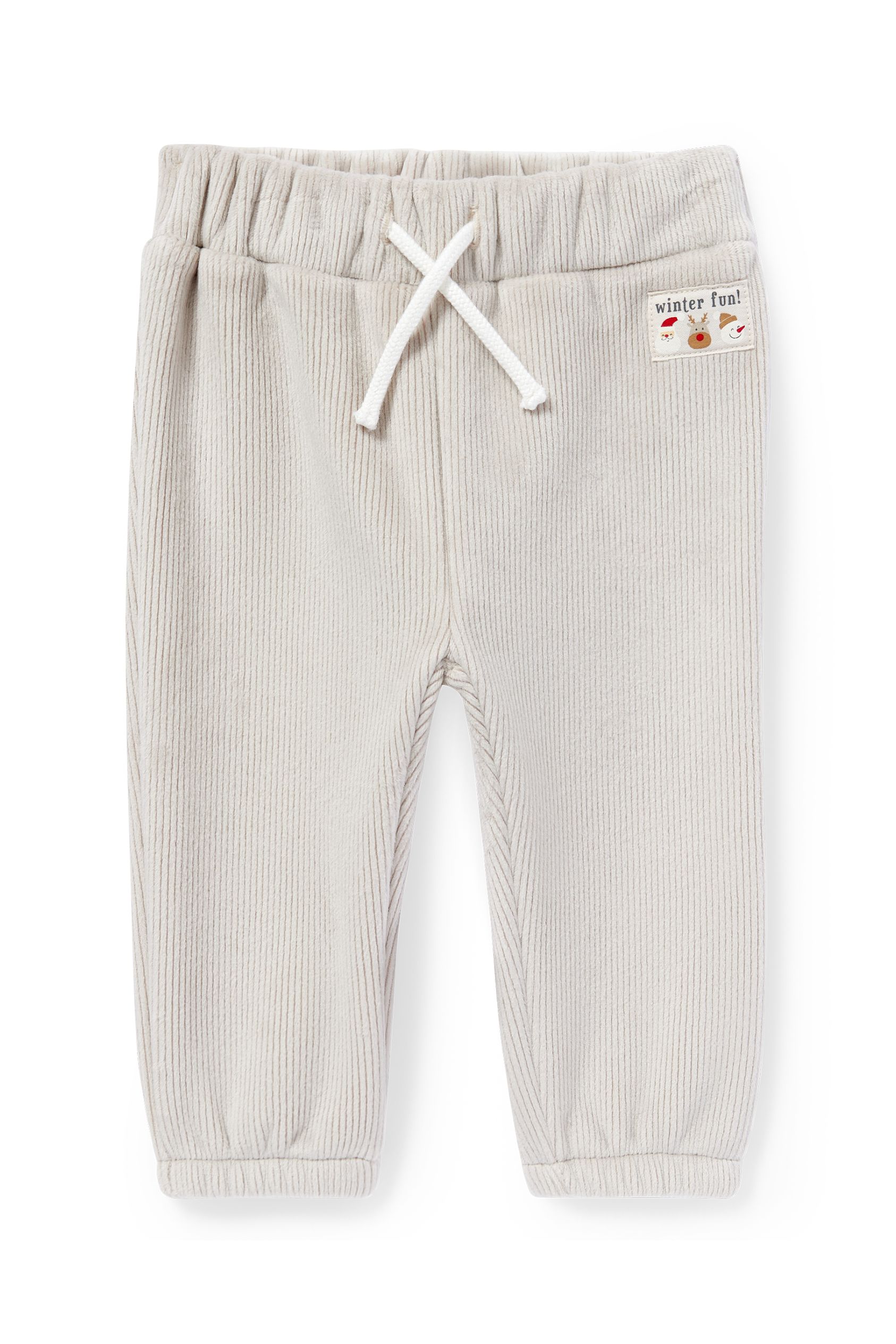 Baby Christmas joggers - thermal trousers
