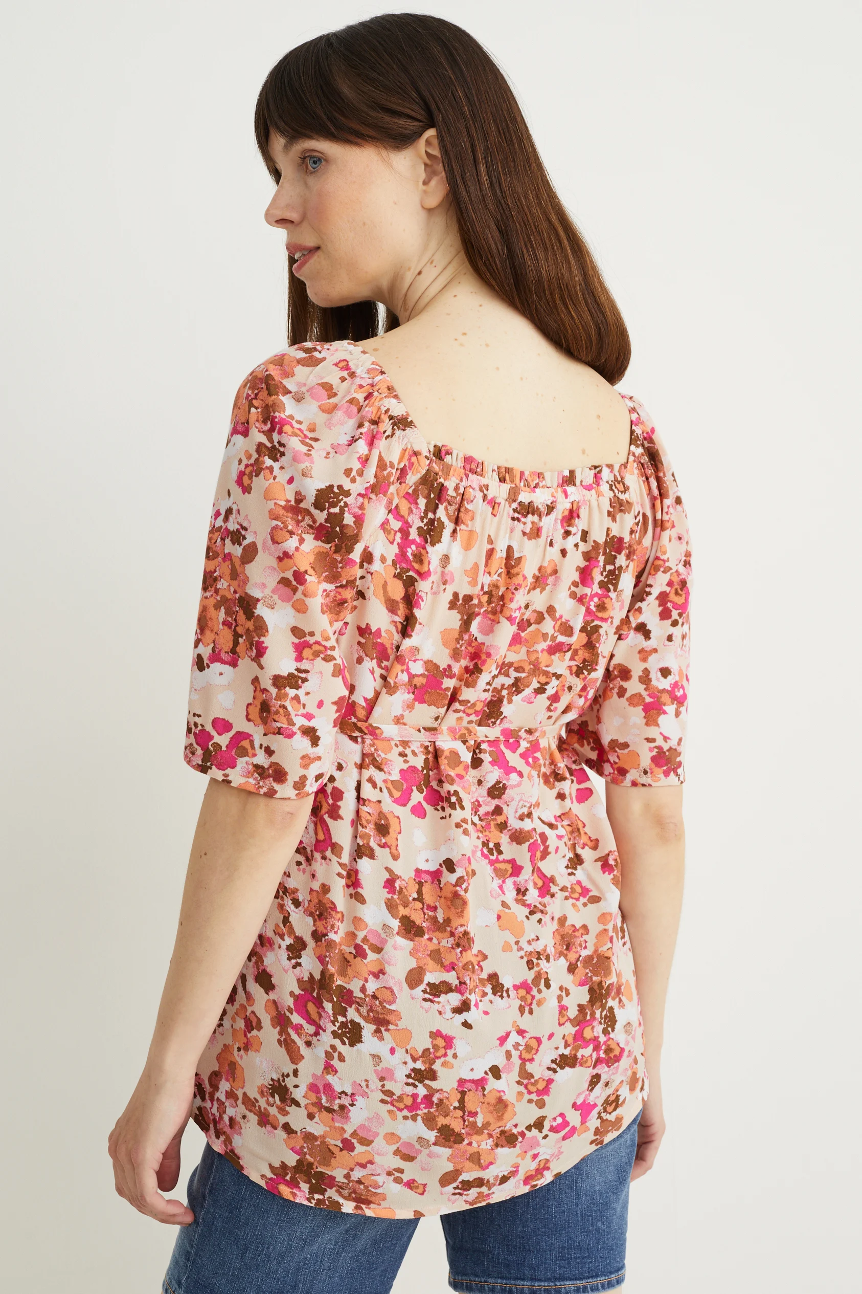 Maternity blouse - floral