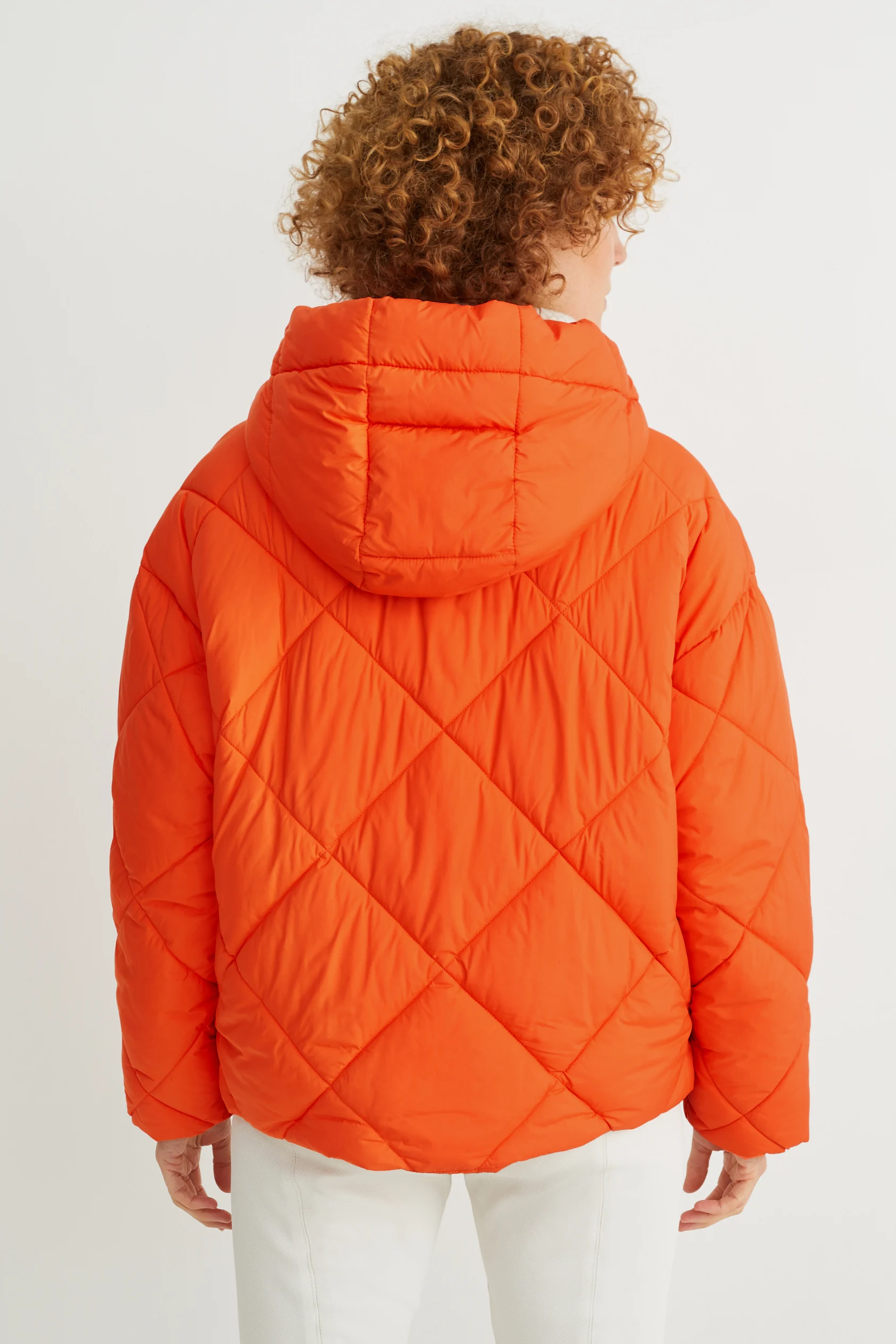 Quilted jacket with hood