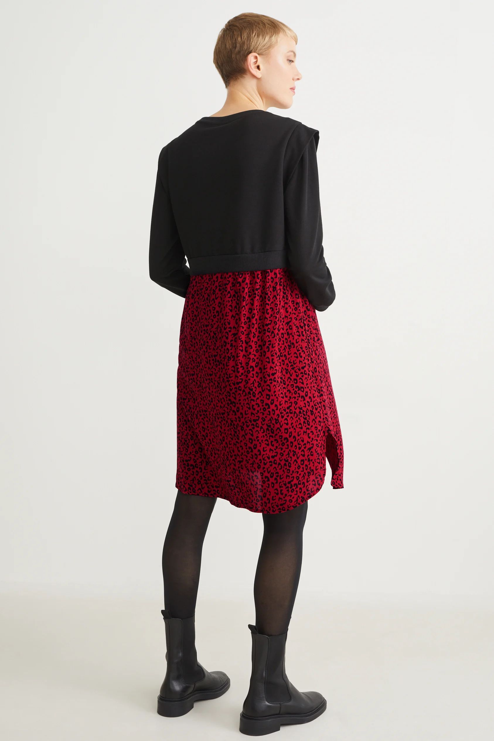 Maternity dress - 2-in-1 look