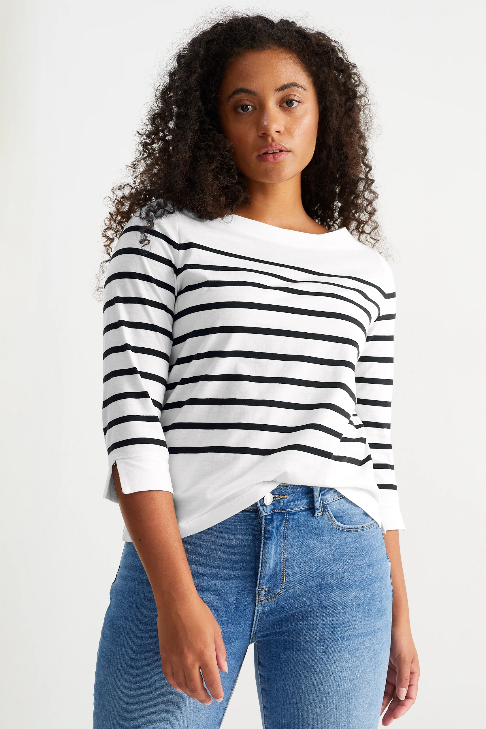 Long sleeve top - striped