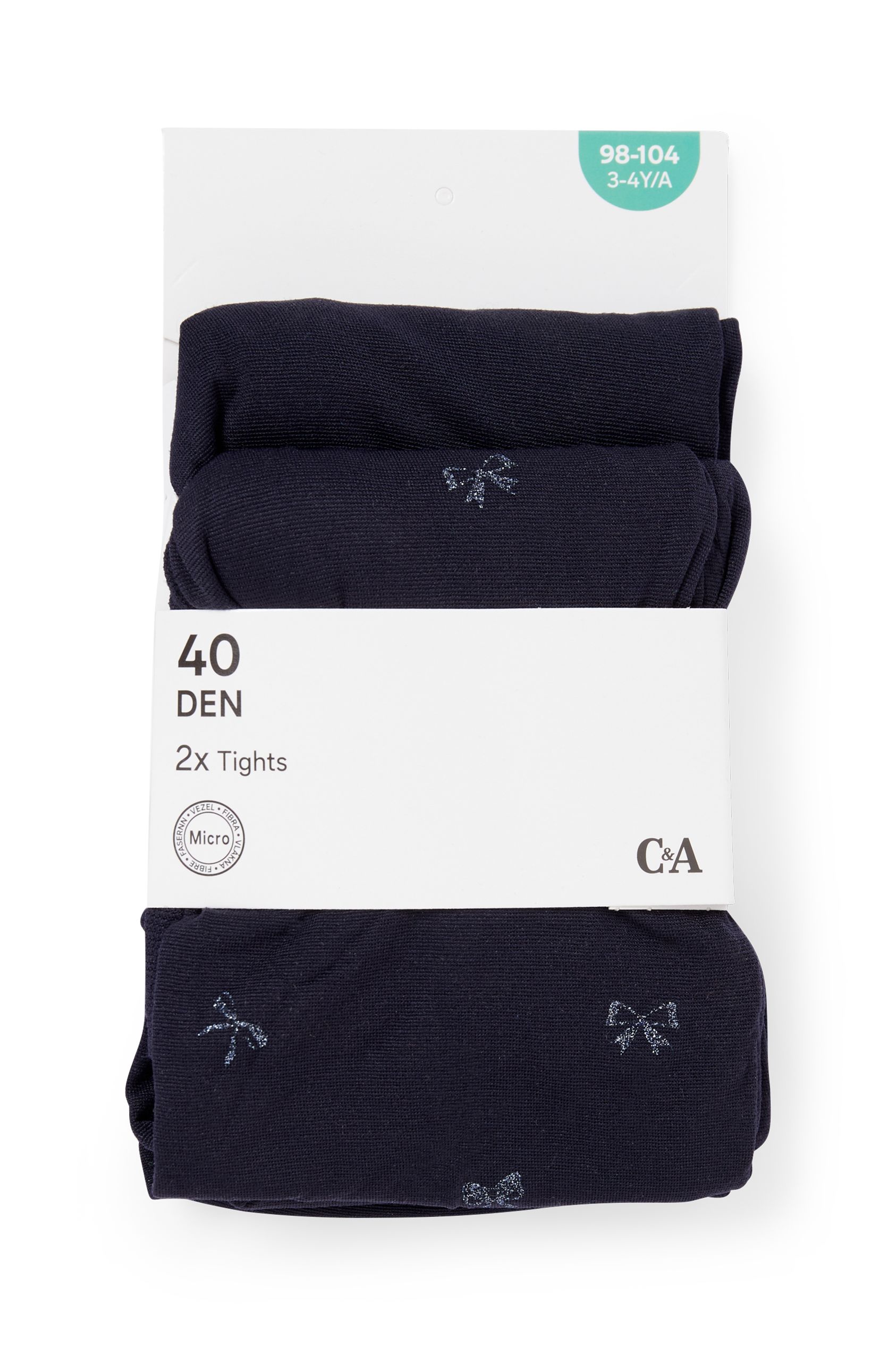 Multipack of 2 - tights - 40 denier