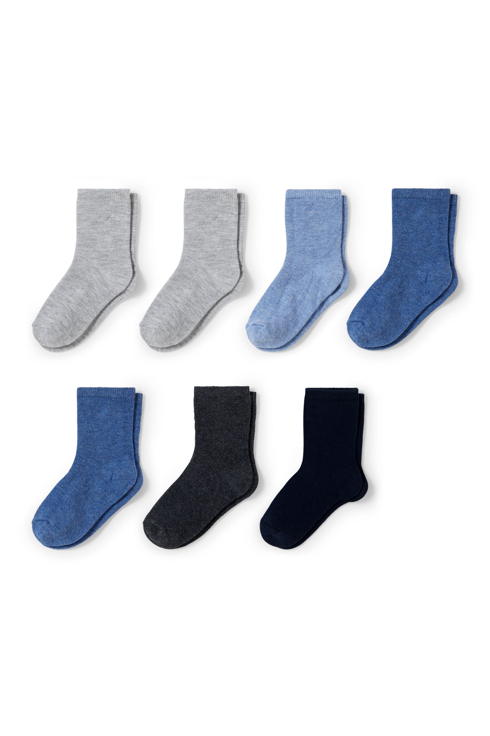 Multipack of 7 - baby socks