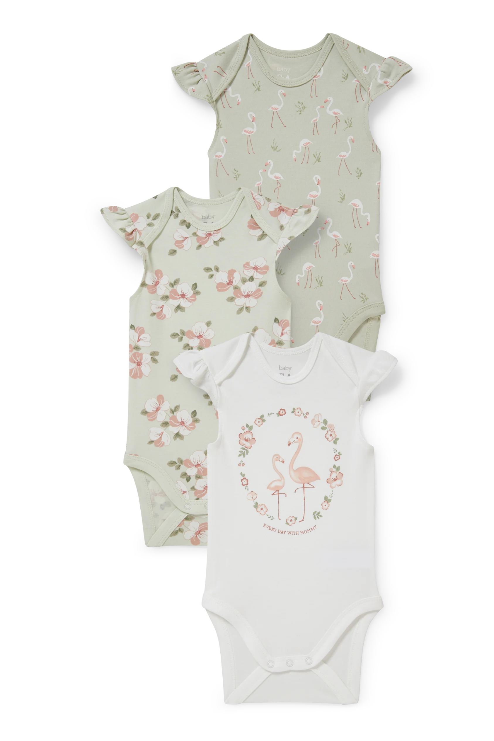 Multipack of 3 - baby bodysuit