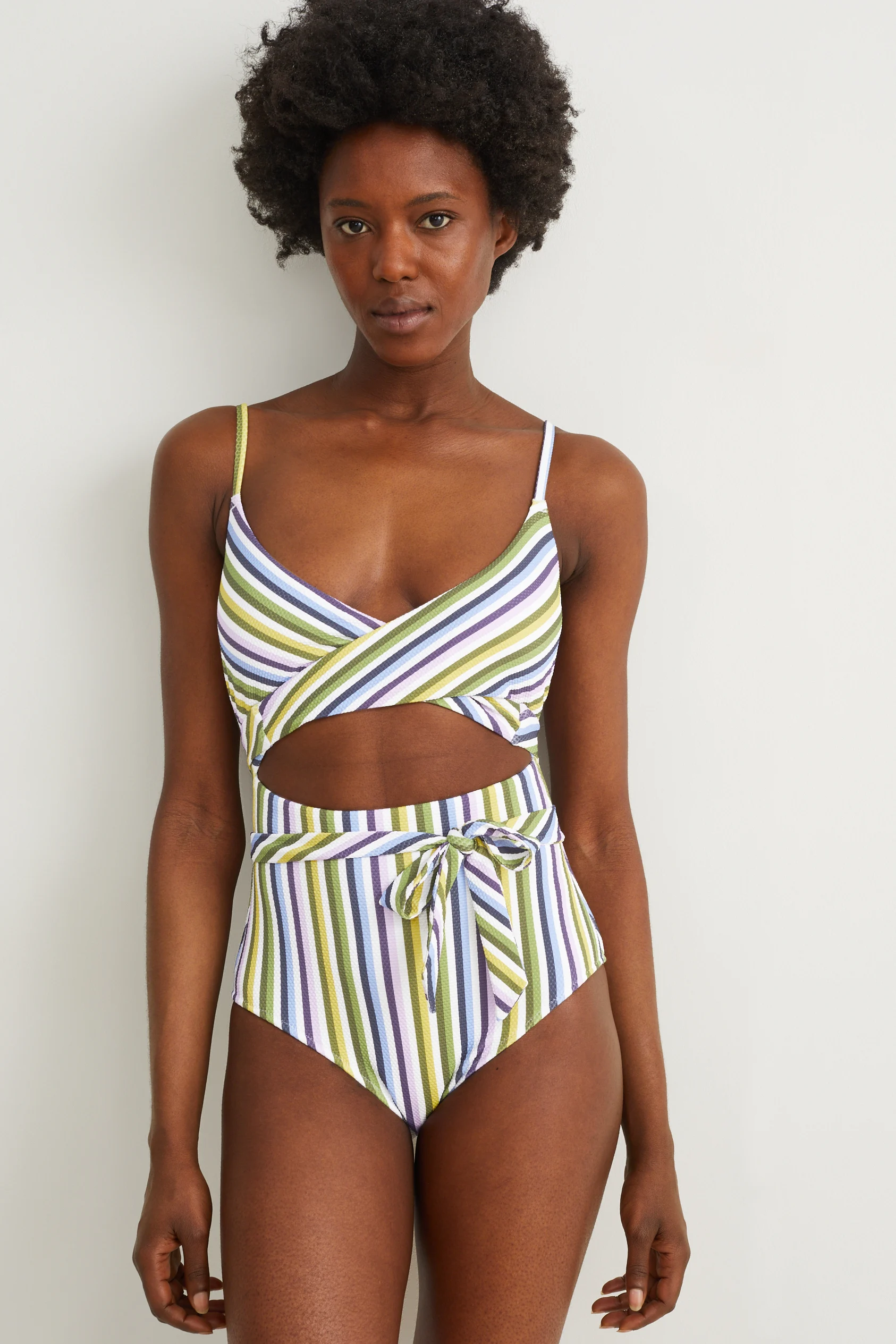 Swimsuit - padded - LYCRA? XTRA LIFE? - striped