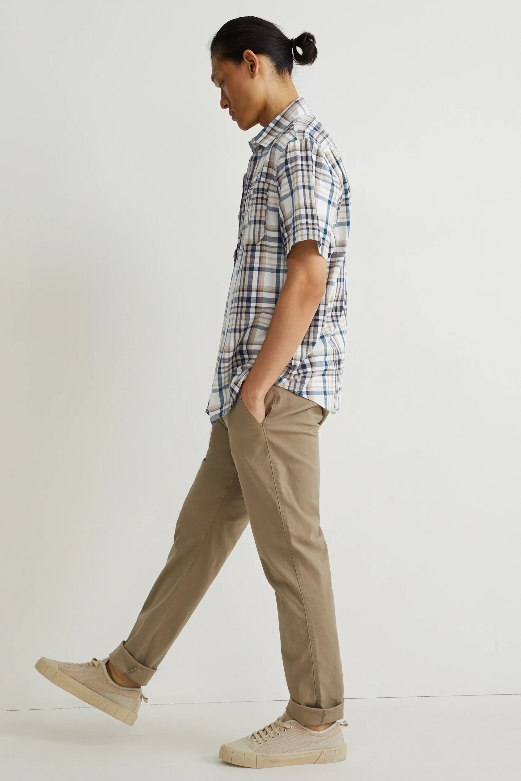 Shirt - regular fit - kent collar - check