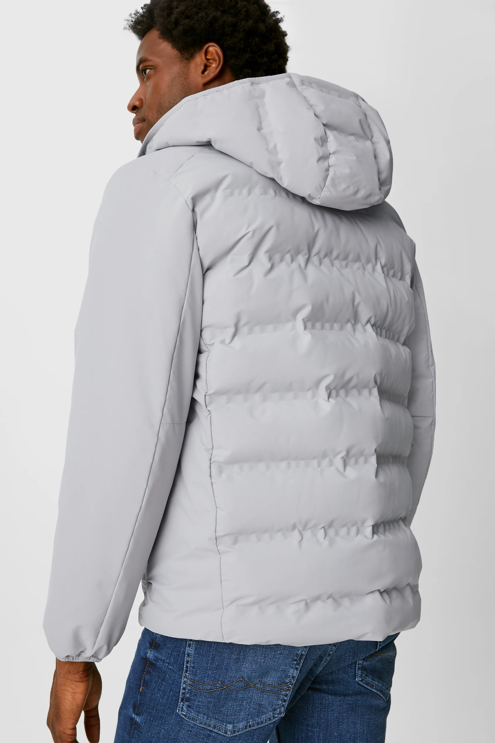 Quilted jacket with hood - THERMOLITE?