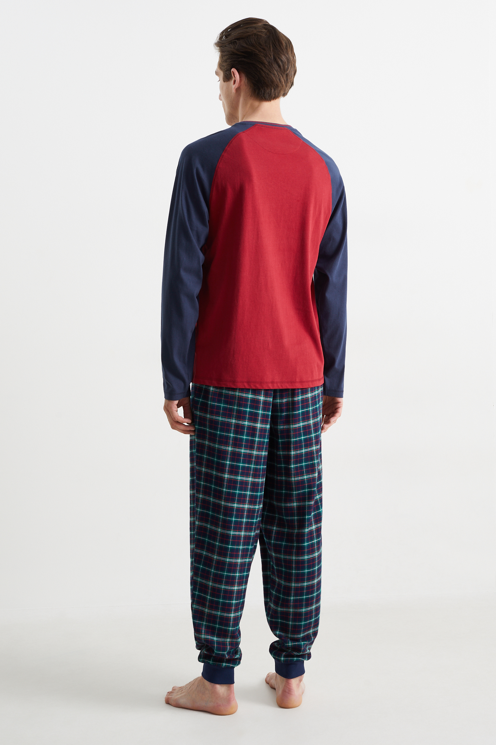 Christmas pyjamas with flannel bottoms