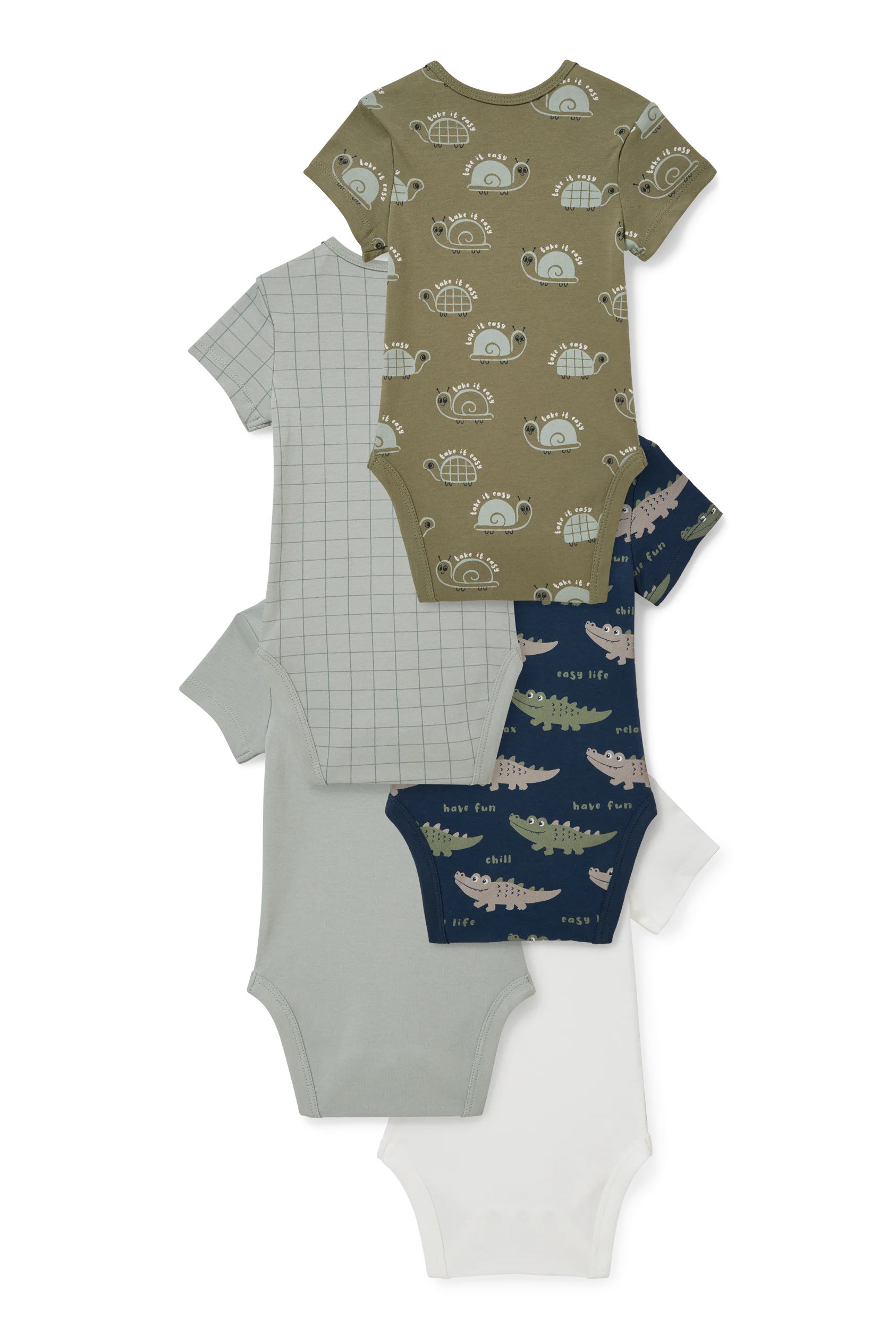 Multipack of 5 - baby bodysuit