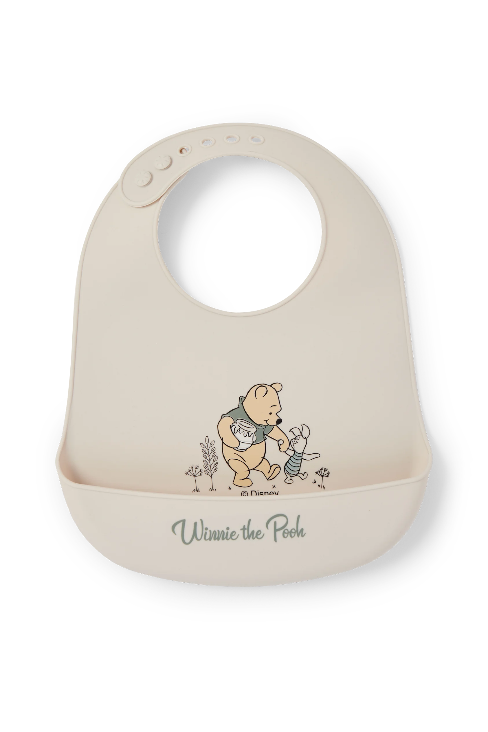 Winnie the Pooh - silicone baby bib