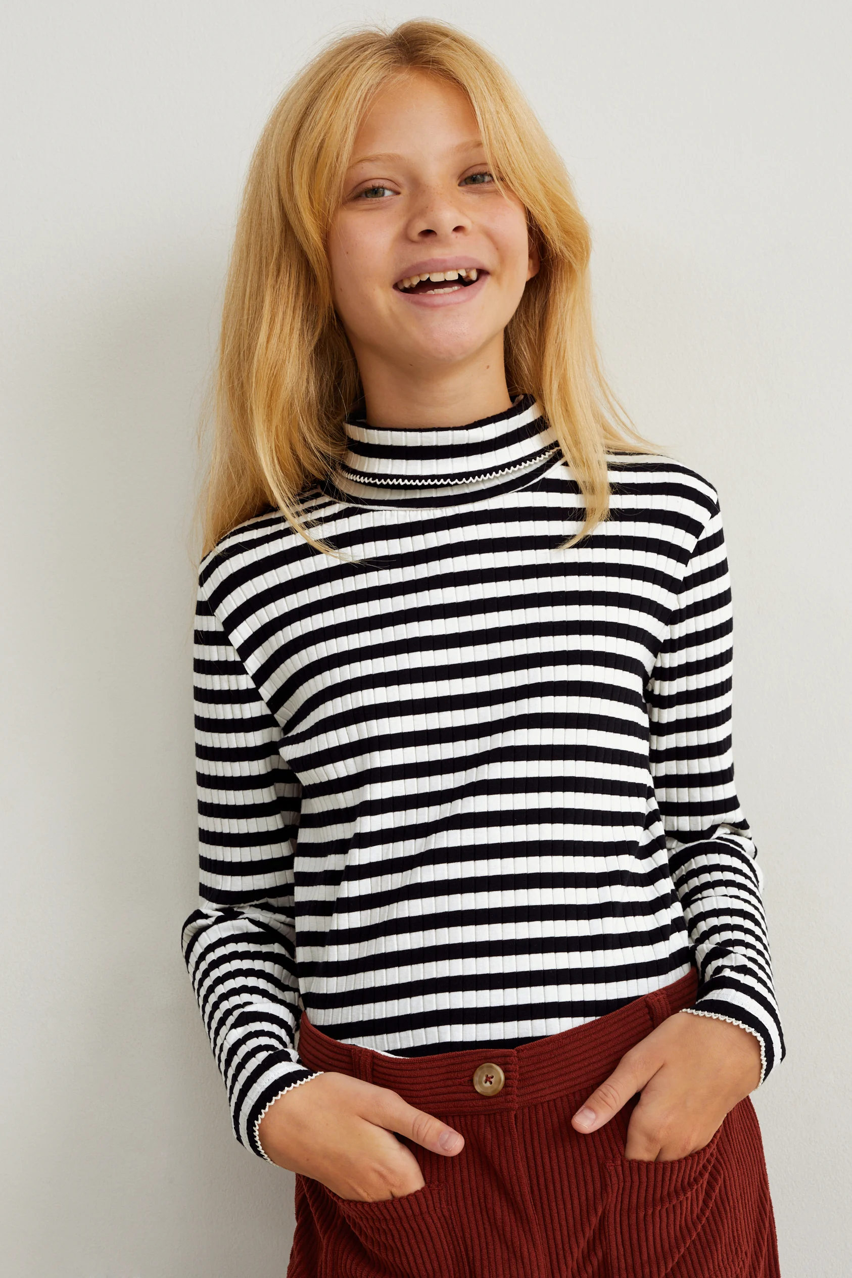 Multipack of 3 - polo neck top