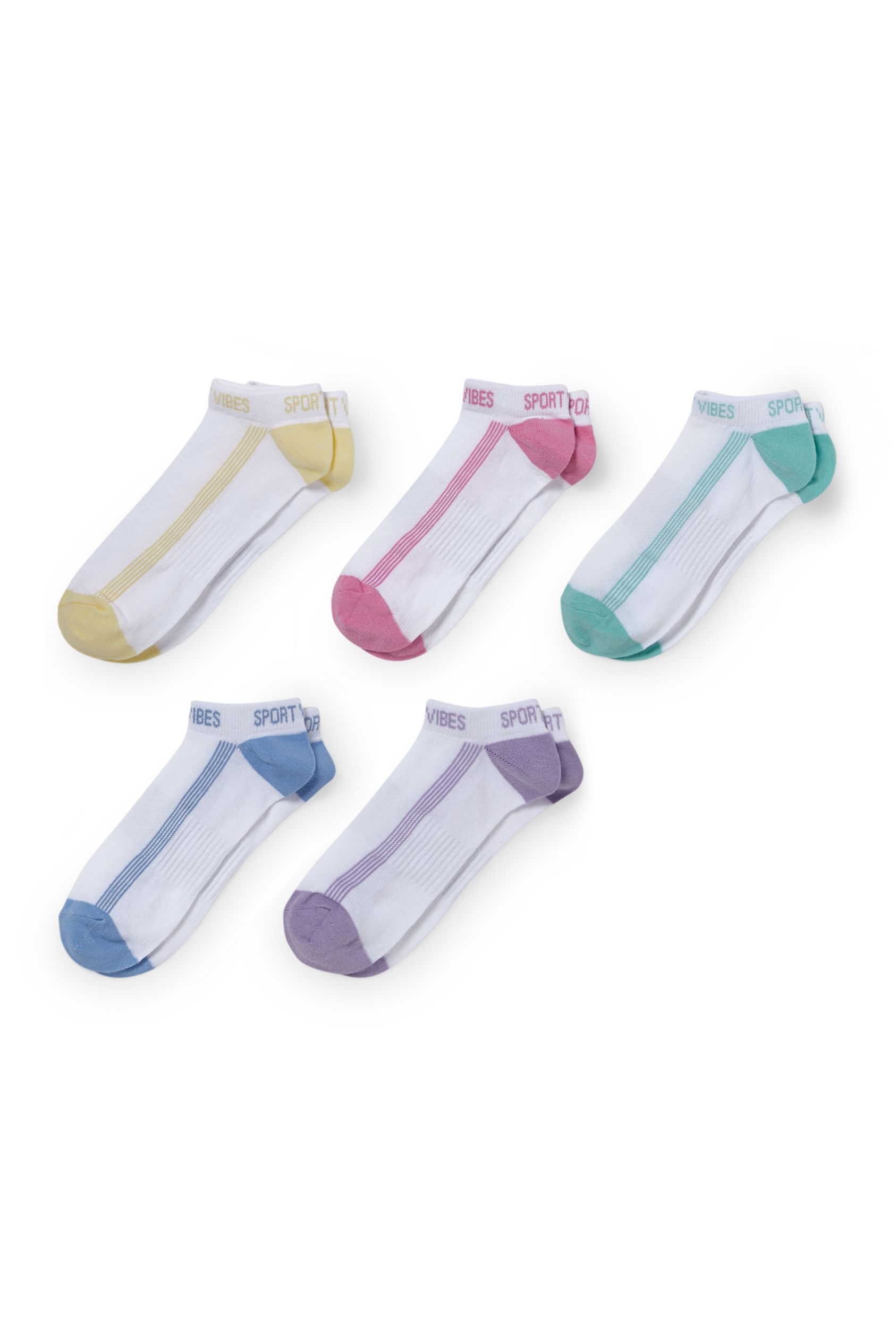 Multipack of 5 - trainer socks