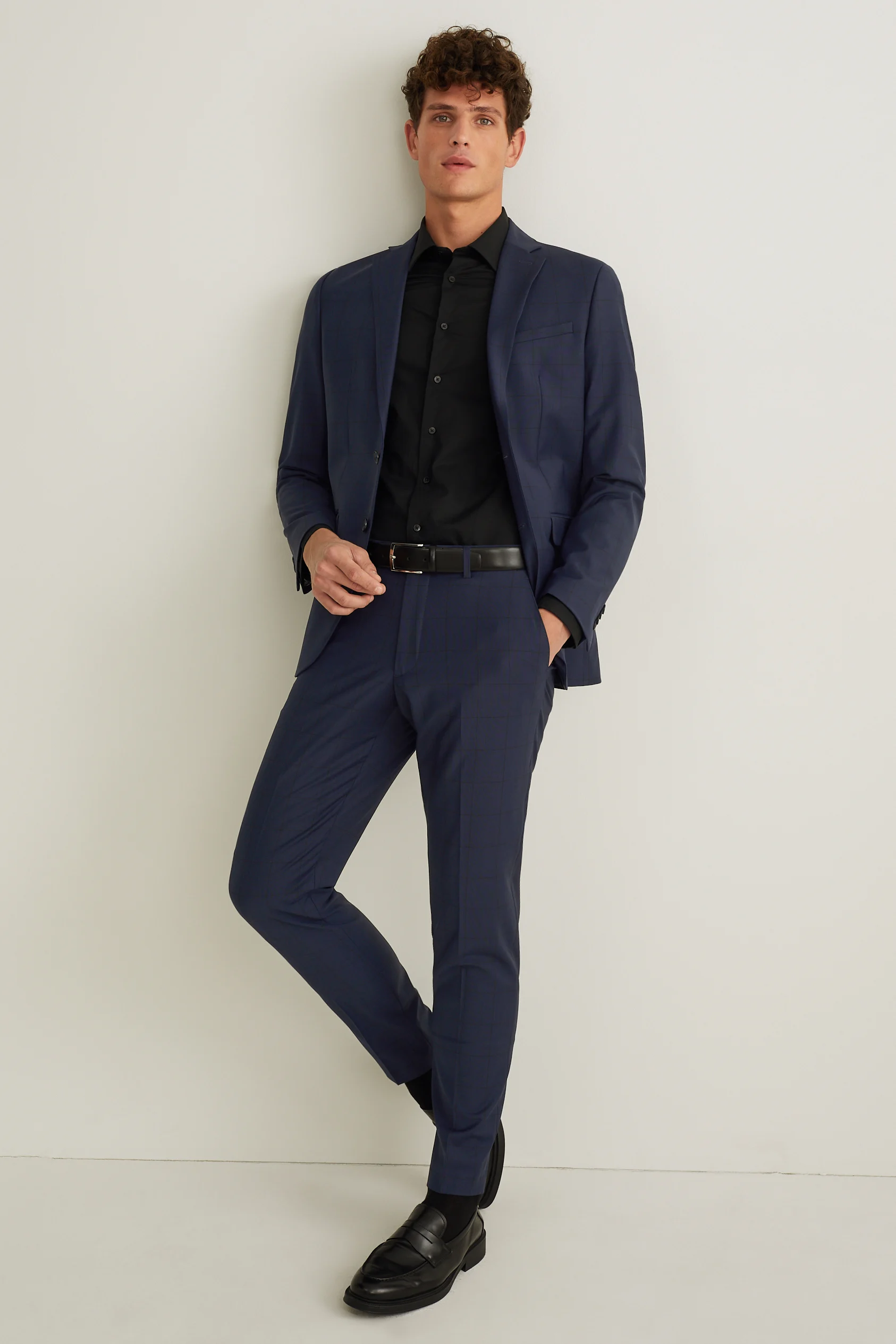 Mix-and-match suit trousers - slim fit - LYCRA? - check