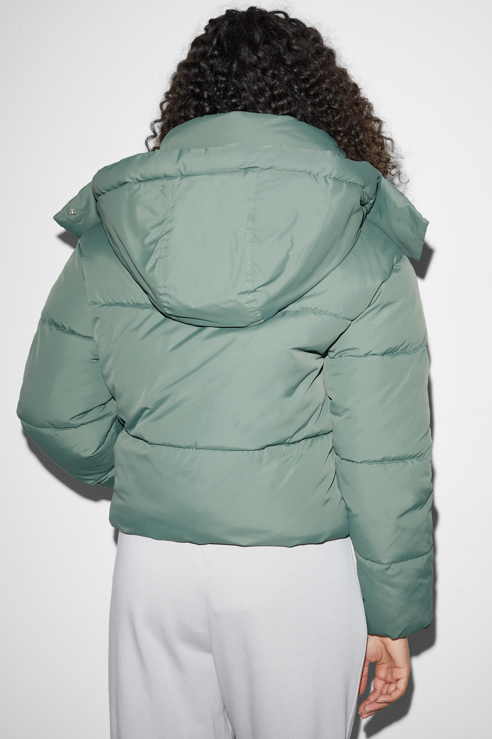 CLOCKHOUSE - quilted jacket with hood