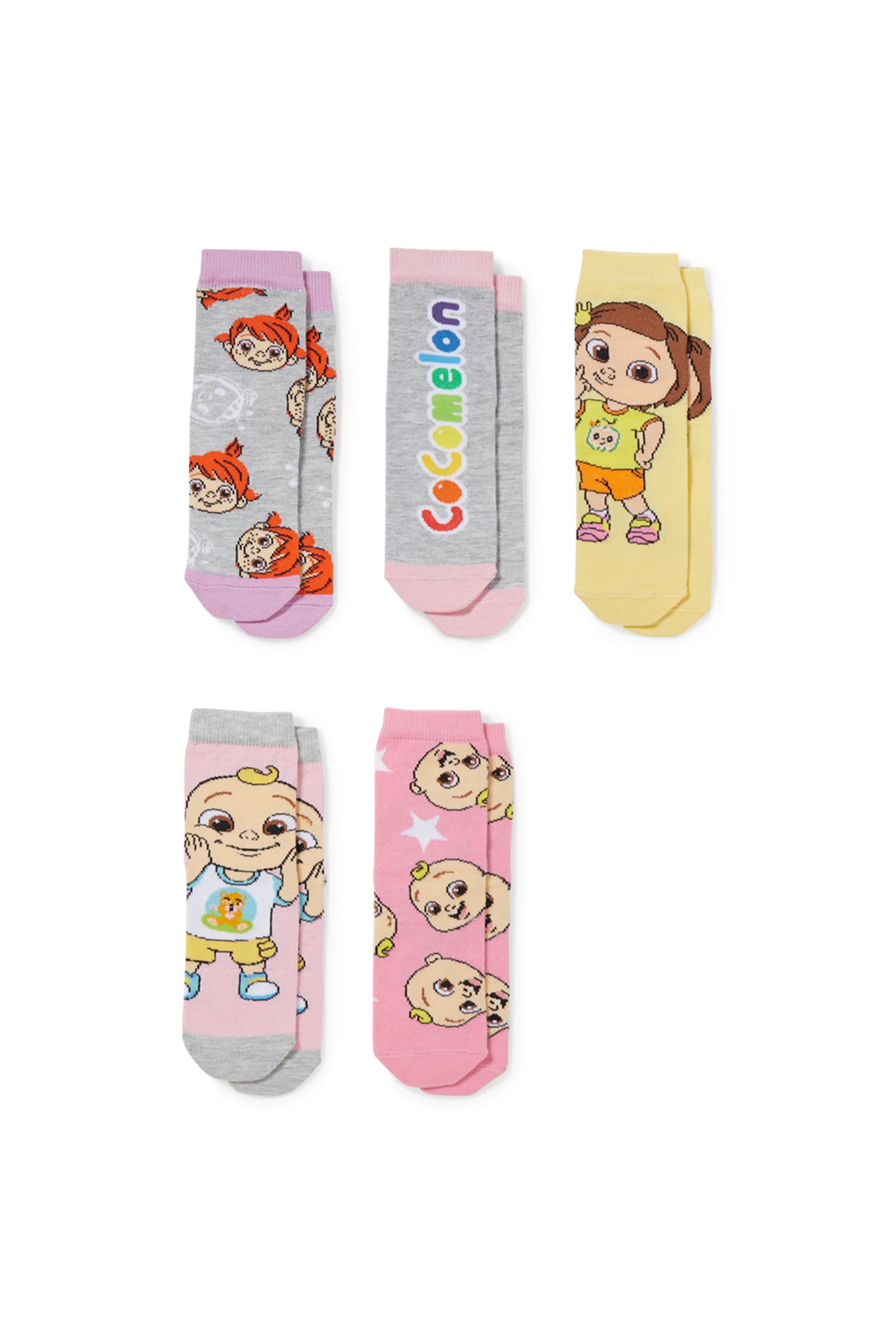 Multipack of 5 - CoComelon - socks with motif