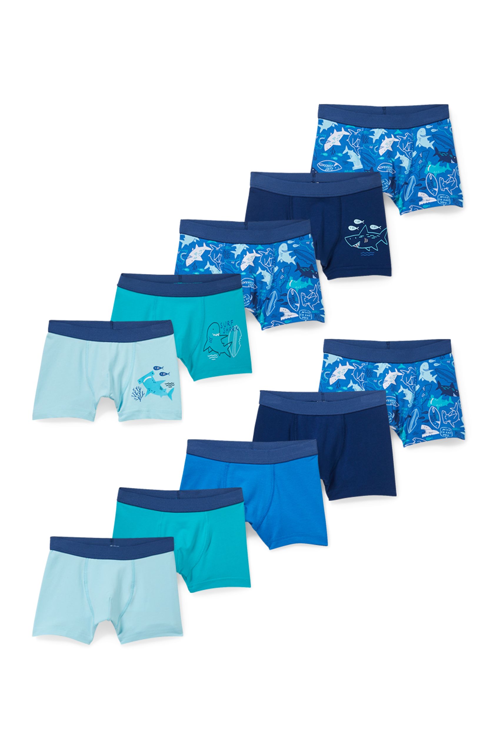 Multipack of 10 - boxer shorts