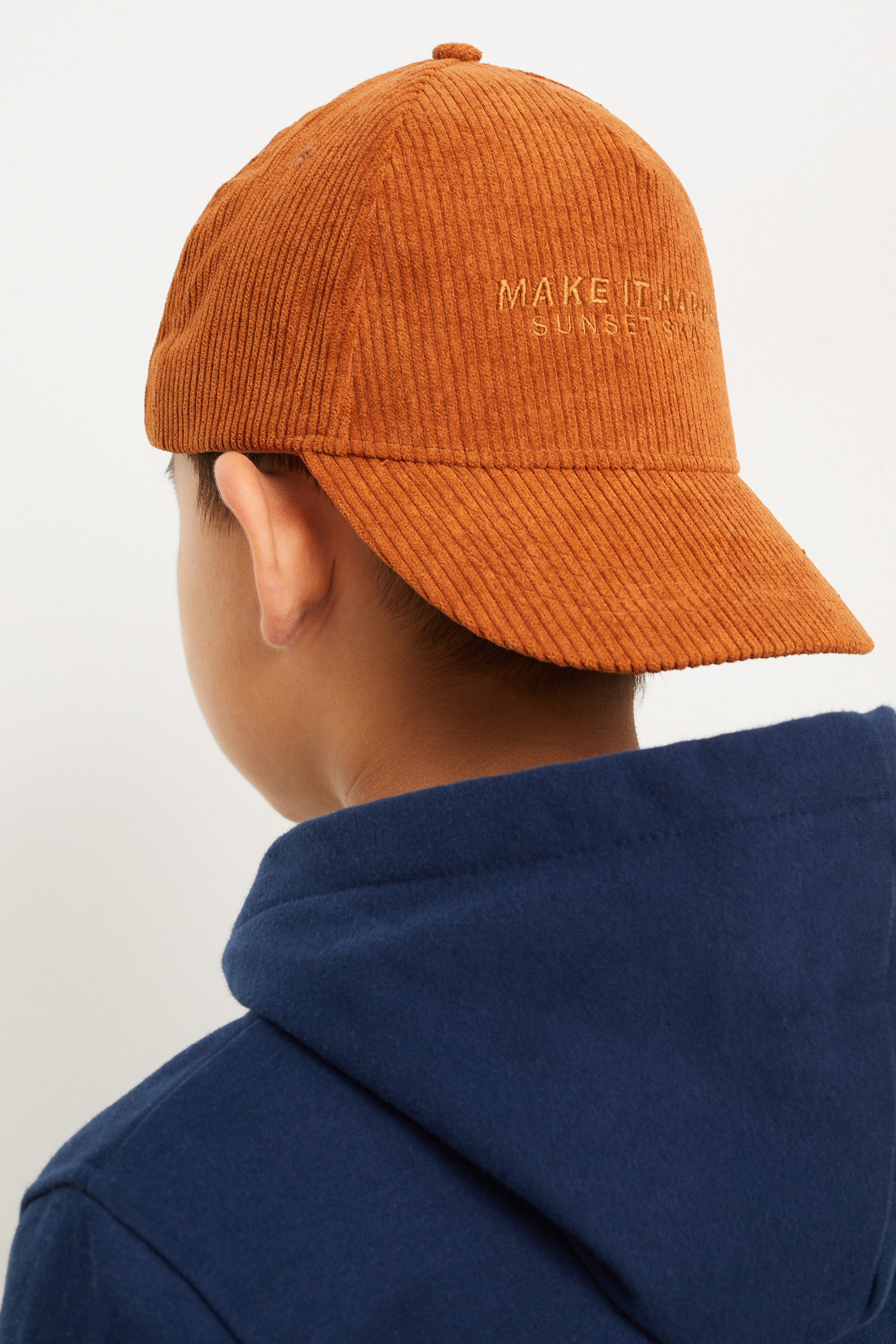 Corduroy cap