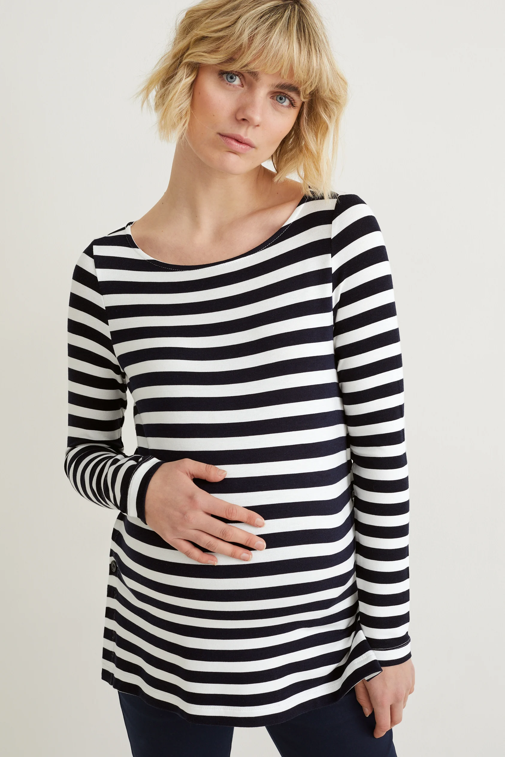 Nursing top - striped