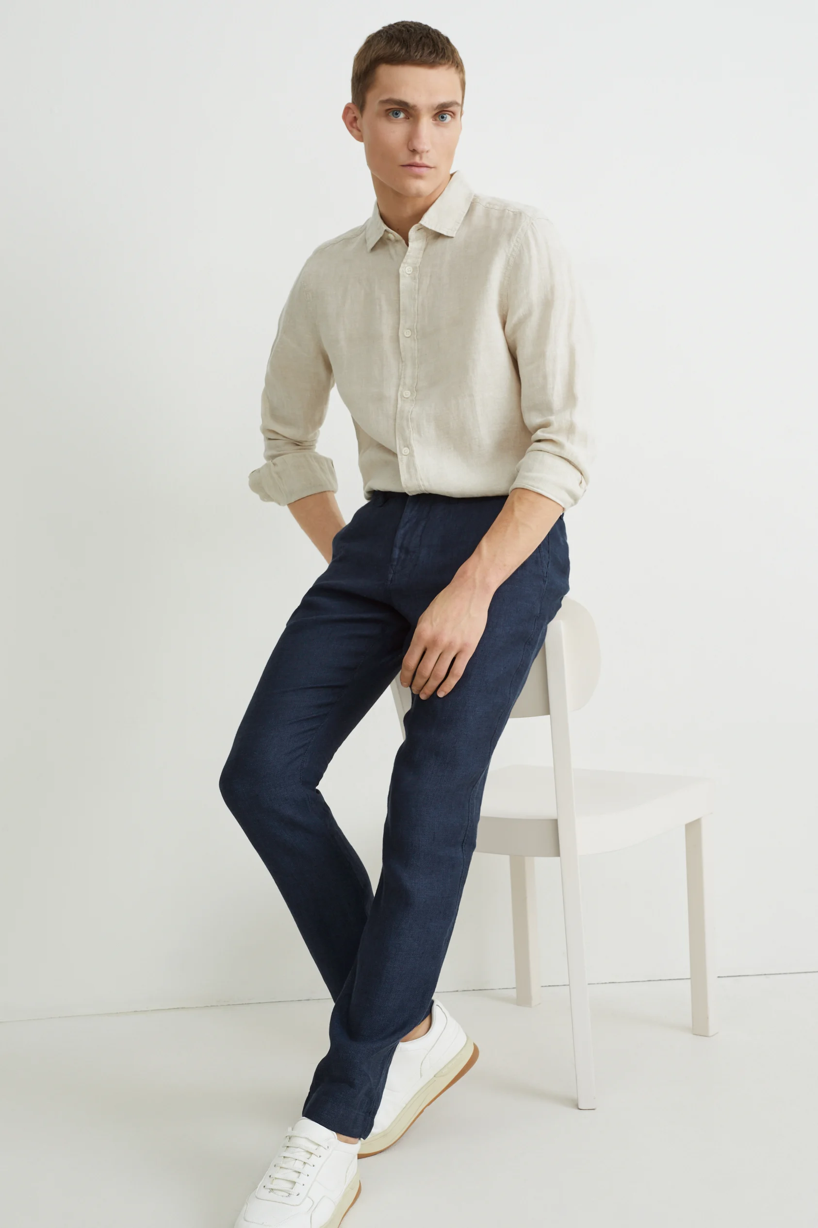 Linen Chinos - regular fit