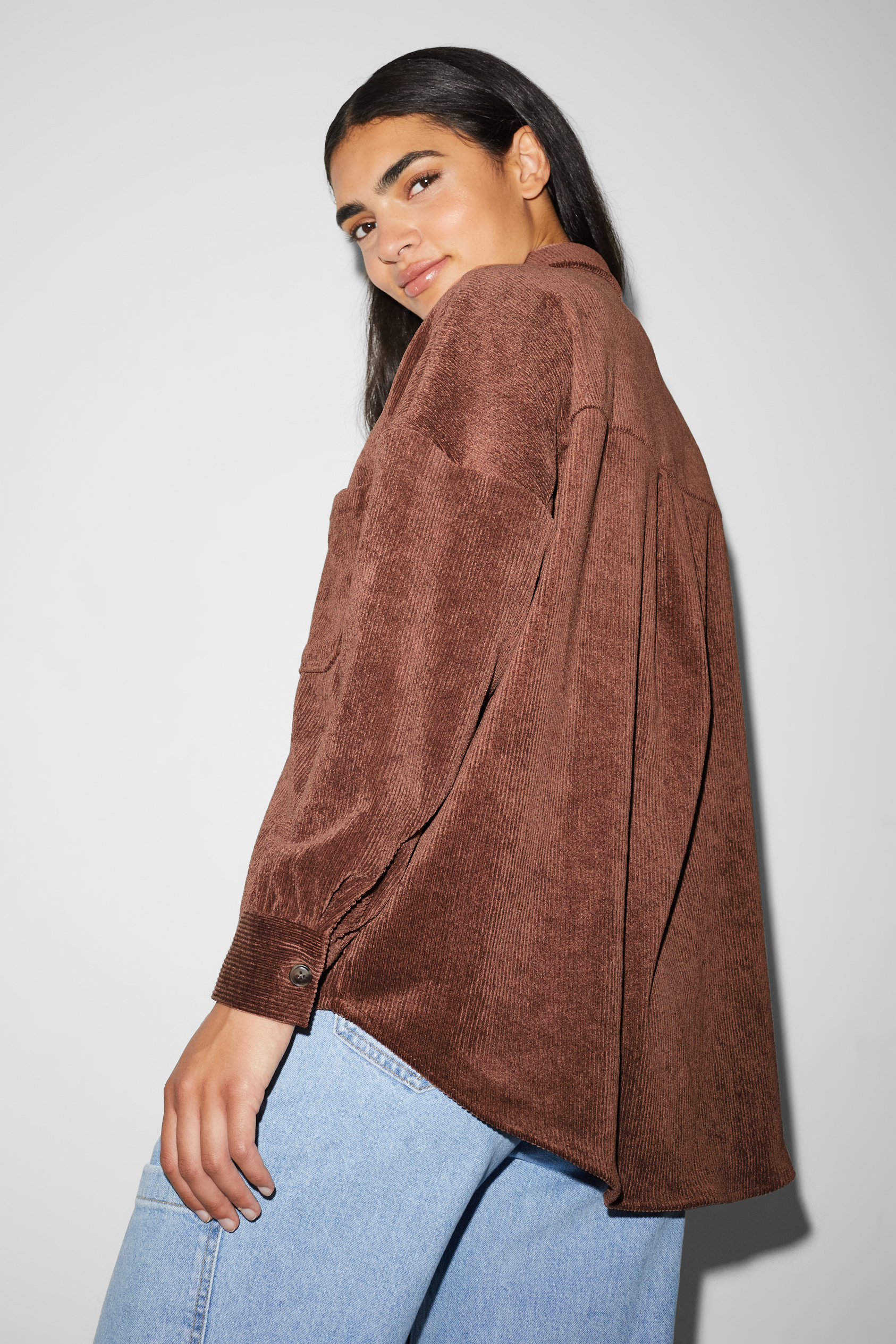 CLOCKHOUSE - corduroy blouse