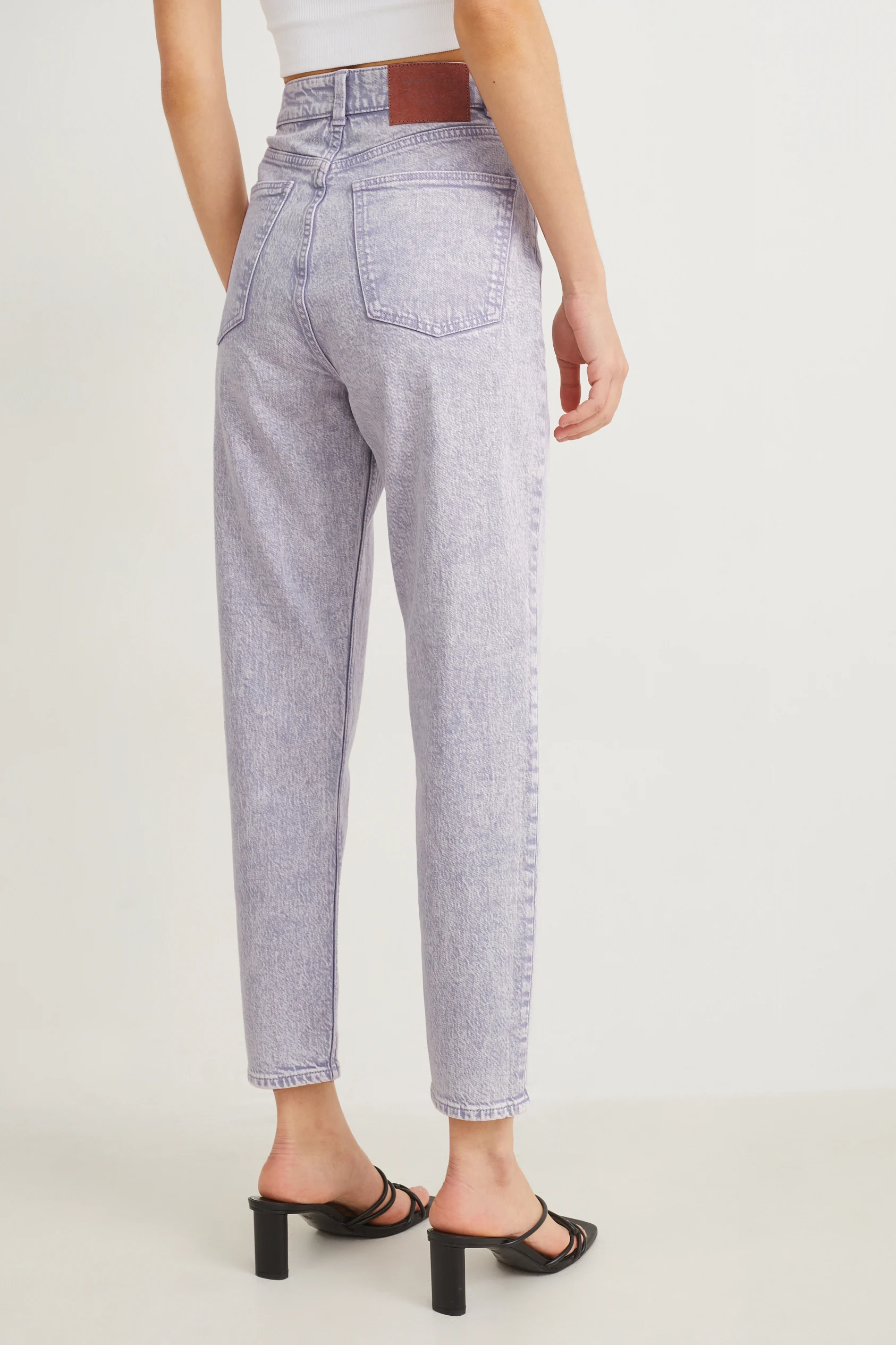 Mom jeans - high waist - LYCRA?