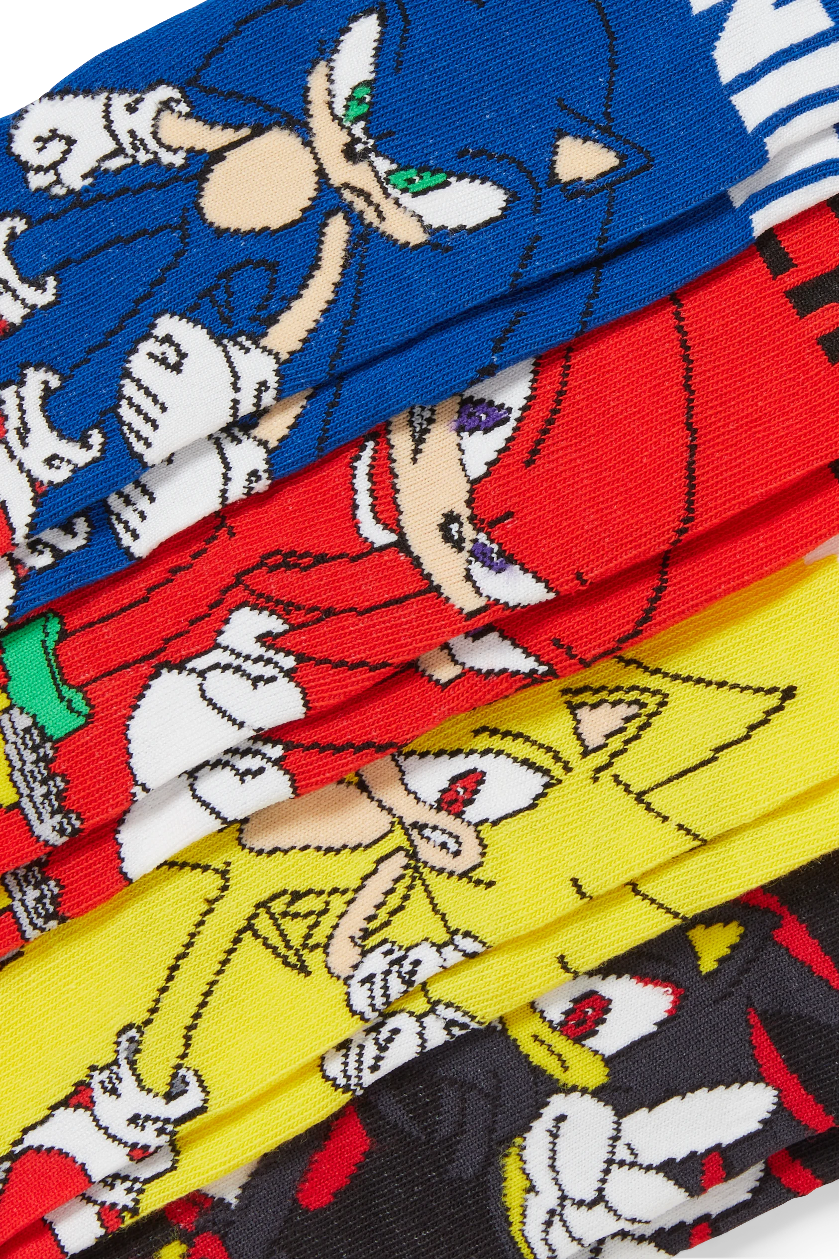 Multipack of 4 - Sonic - socks with motif