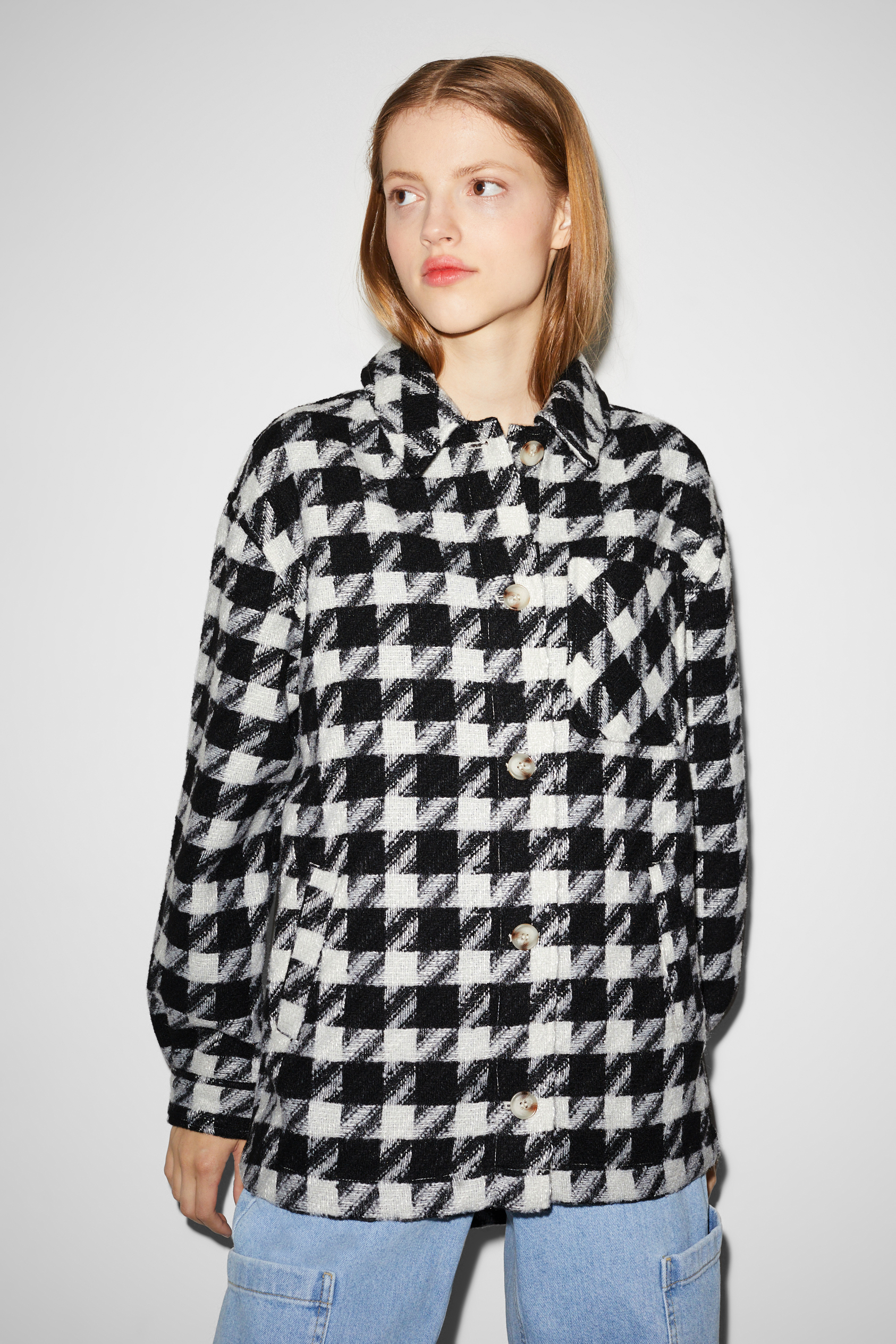 CLOCKHOUSE - shacket - check