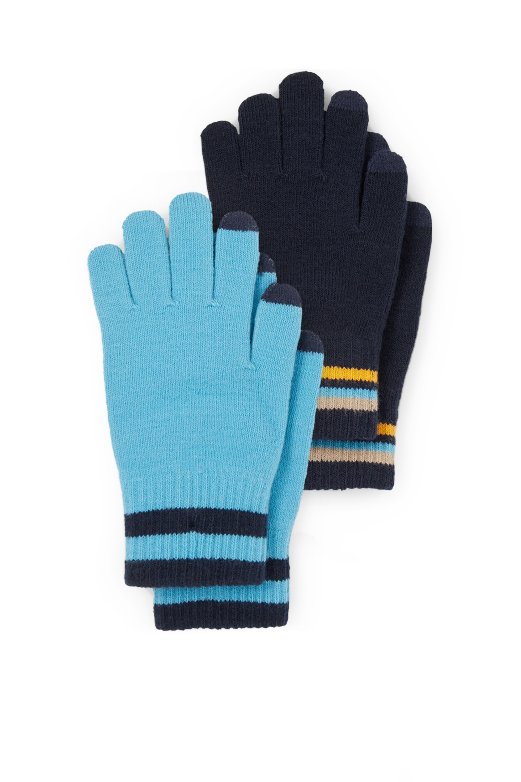 Multipack of 2 - touchscreen gloves