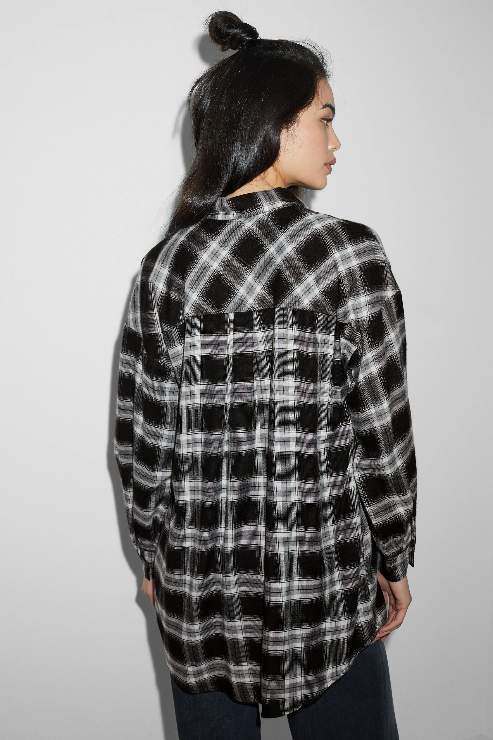 CLOCKHOUSE - flannel blouse - check