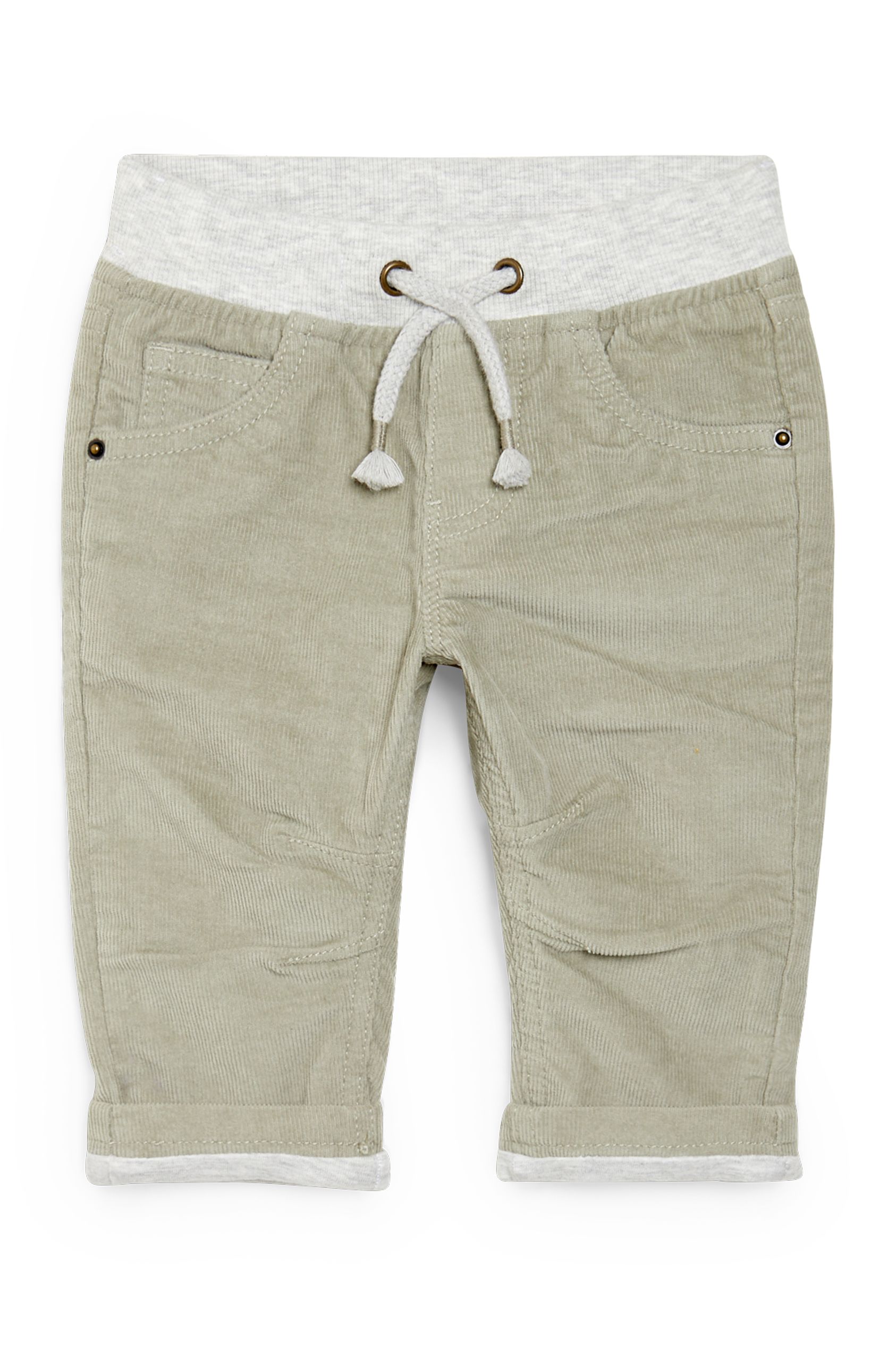 Baby corduroy trousers - thermal trousers