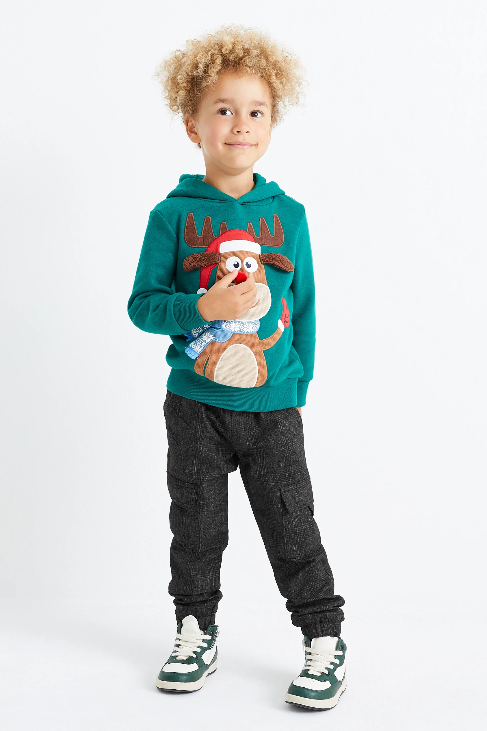 Cargo trousers - thermal trousers - check