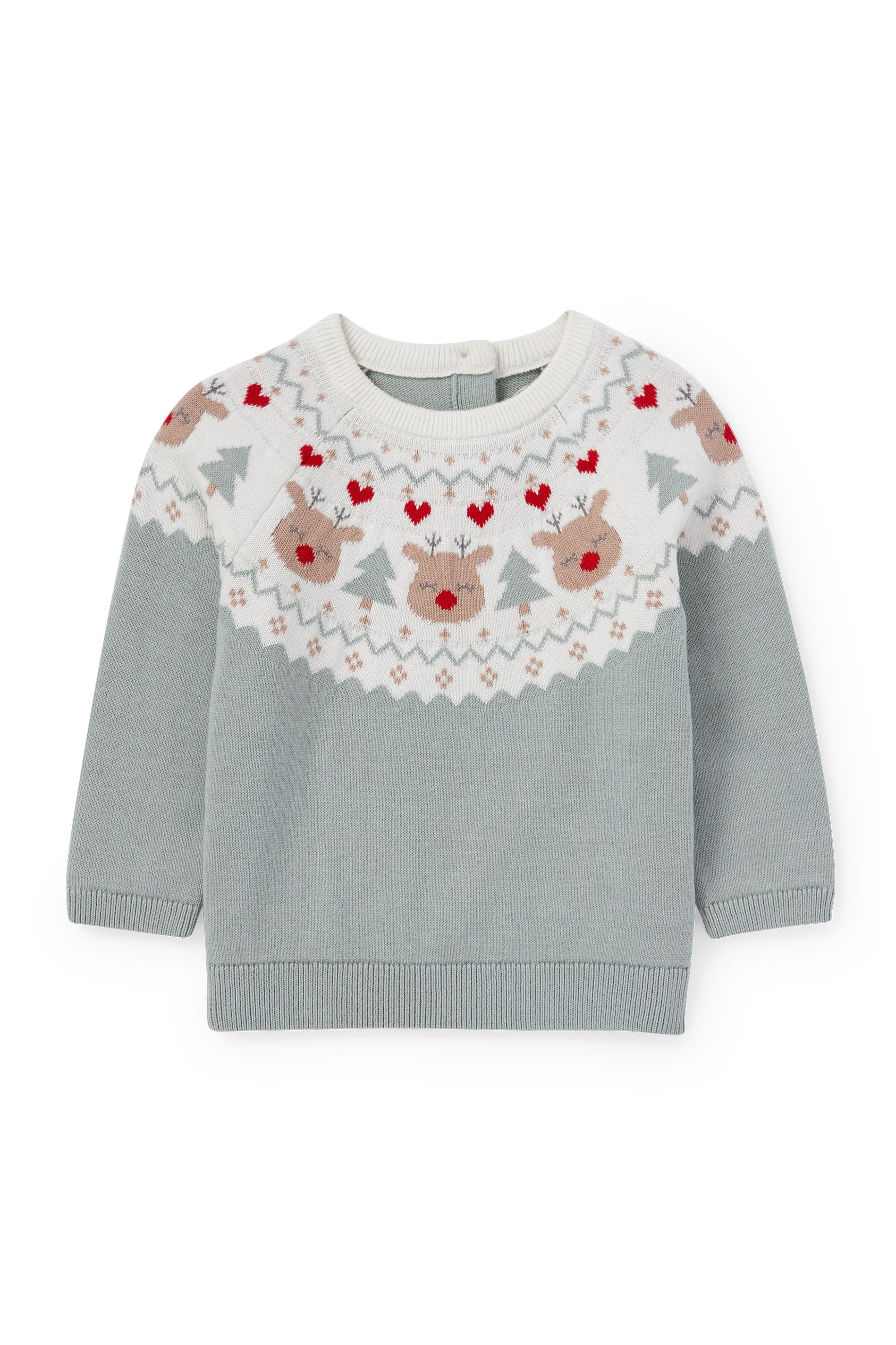 Baby Christmas jumper - Rudolph