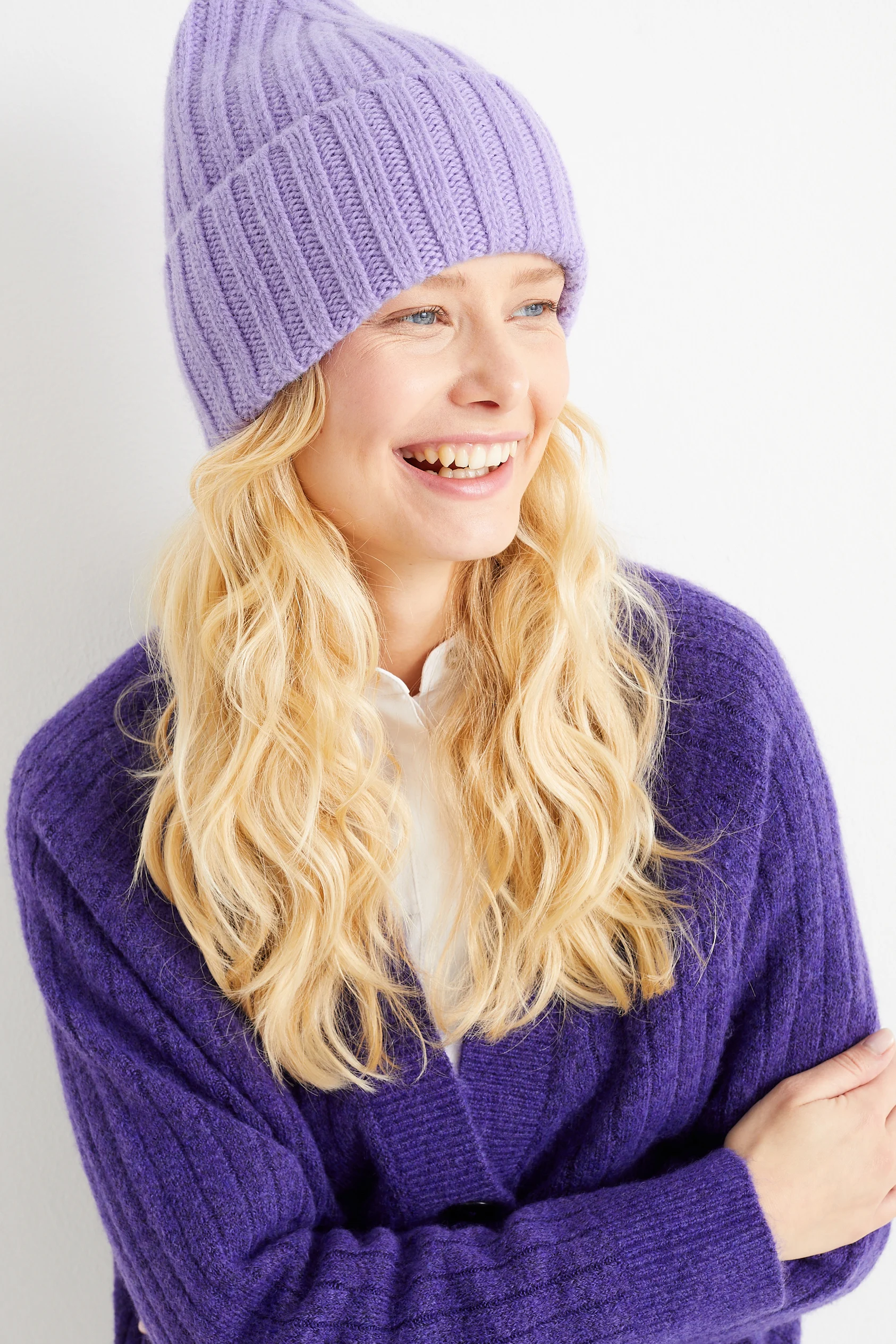 Knitted hat - alpaca blend