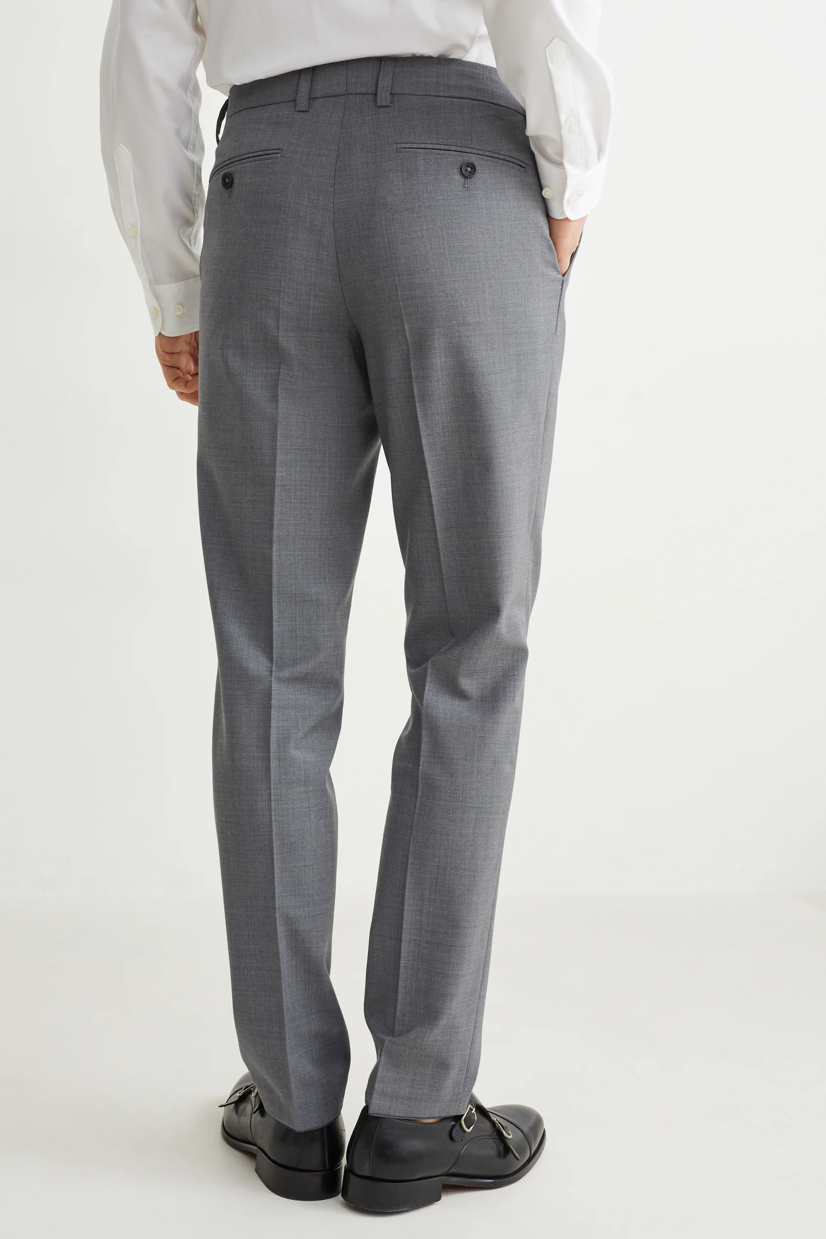 Mix-and-match suit trousers - regular fit - stretch - new wool blend
