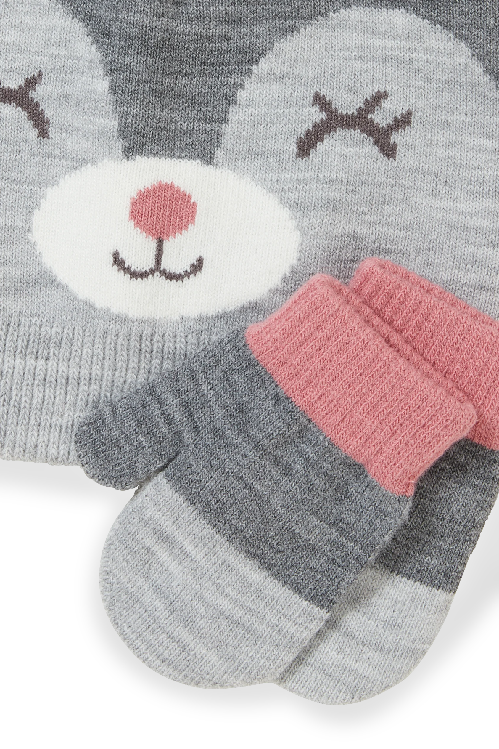 Set - baby hat and mittens - 2 piece