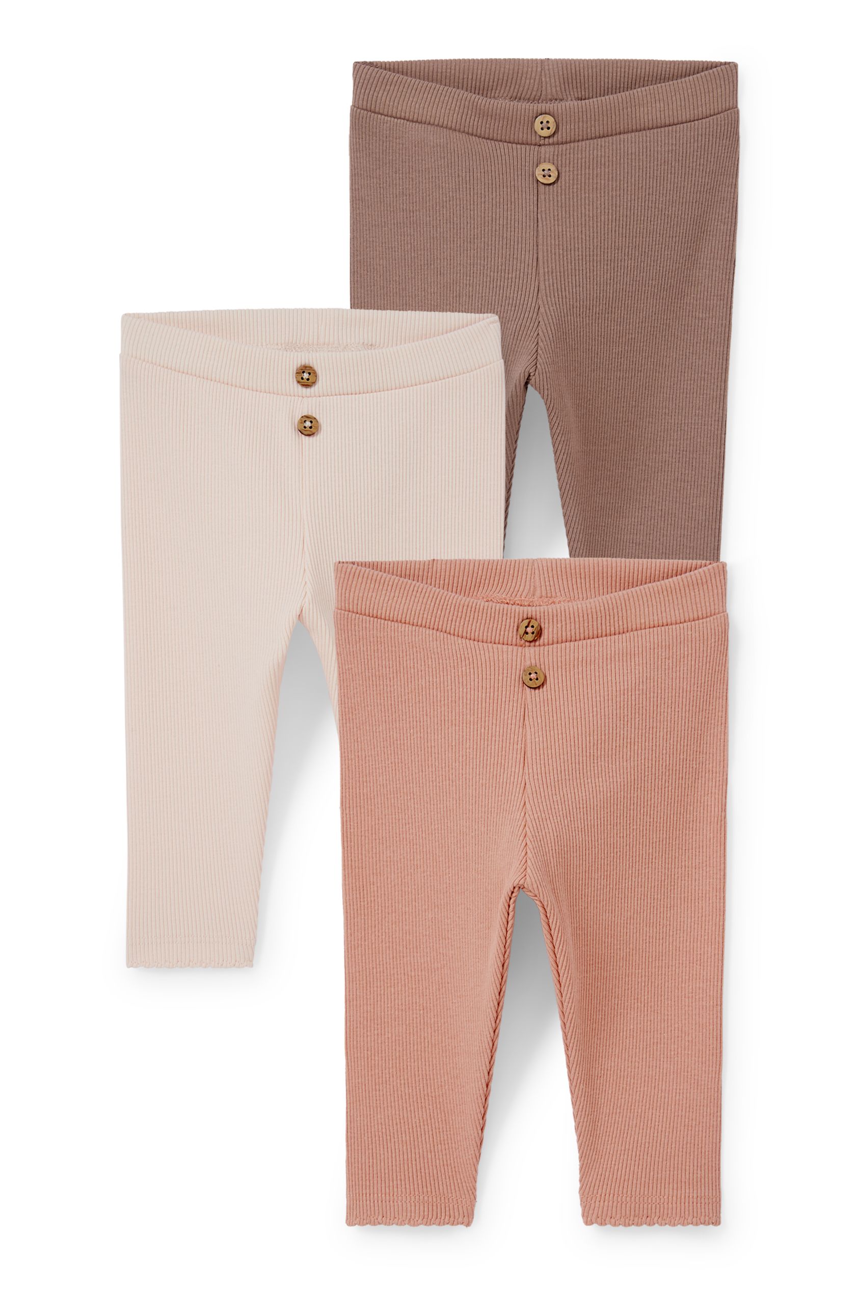 Multipack of 3 - baby leggings
