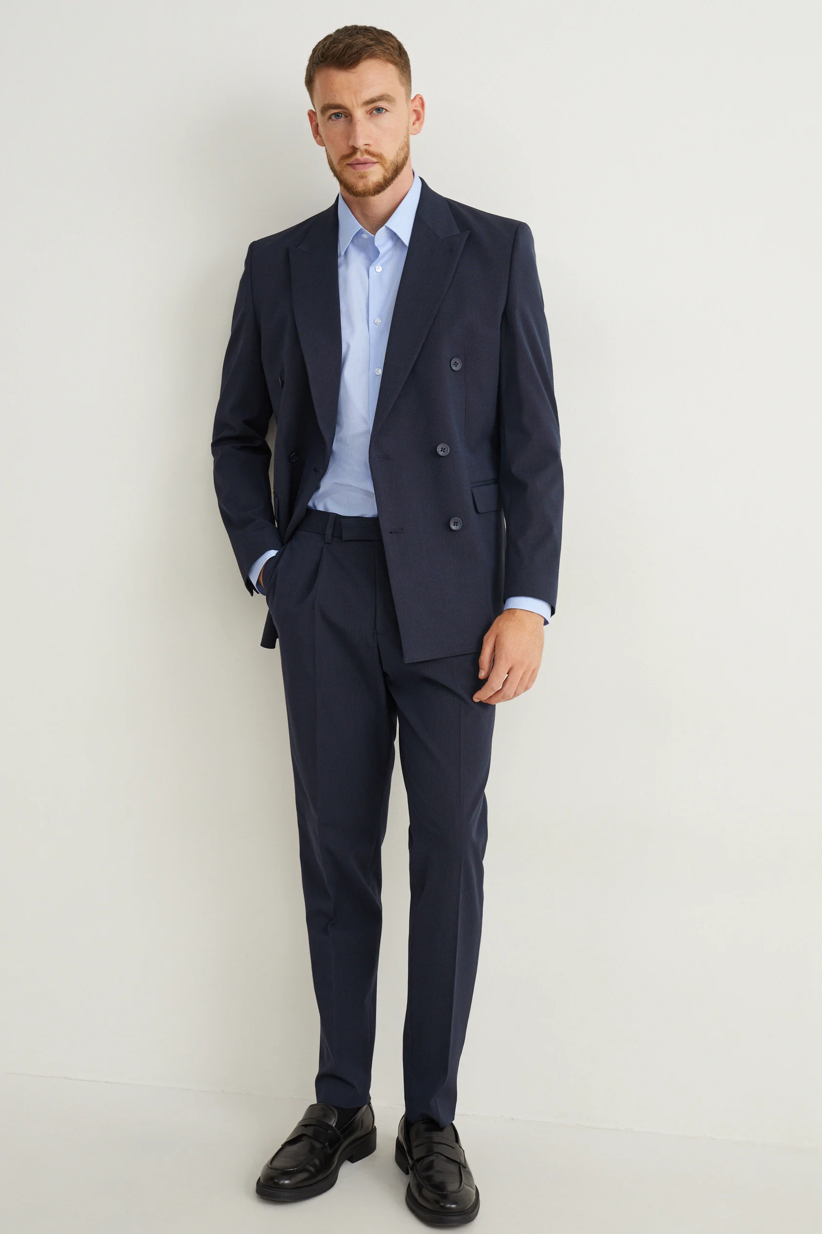 Business shirt - regular fit - Kent collar - easy-iron - striped