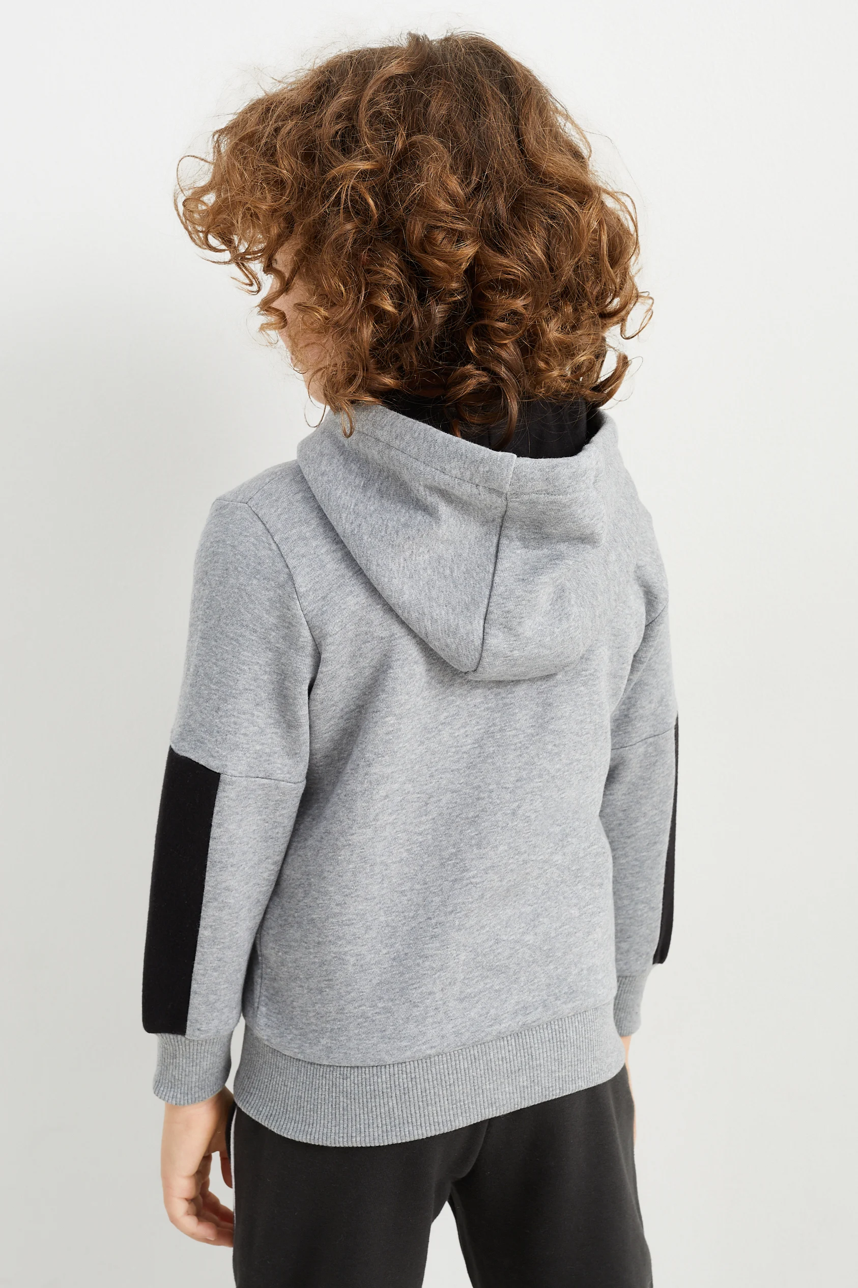 Zip-through hoodie