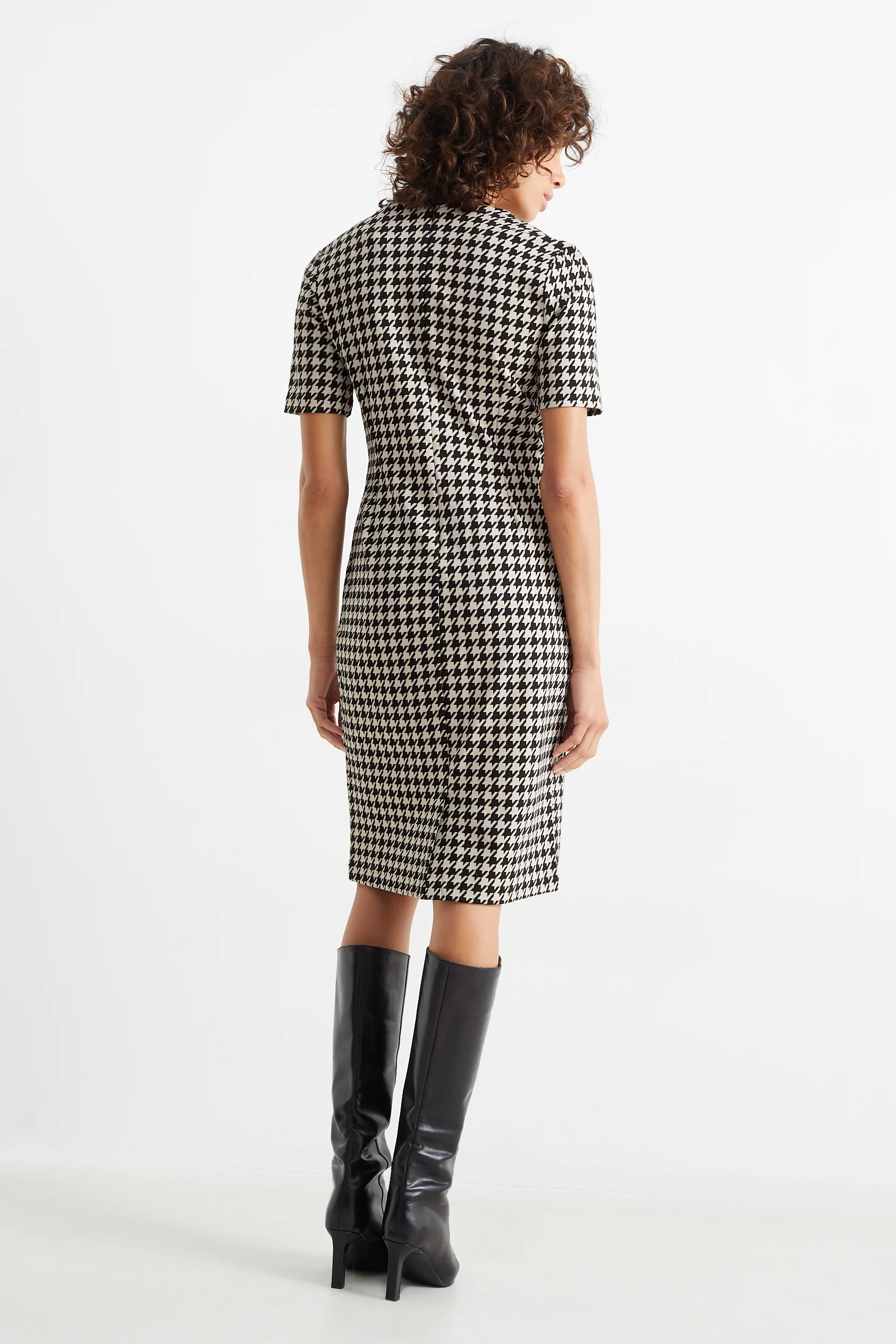 Sheath dress - patterned
