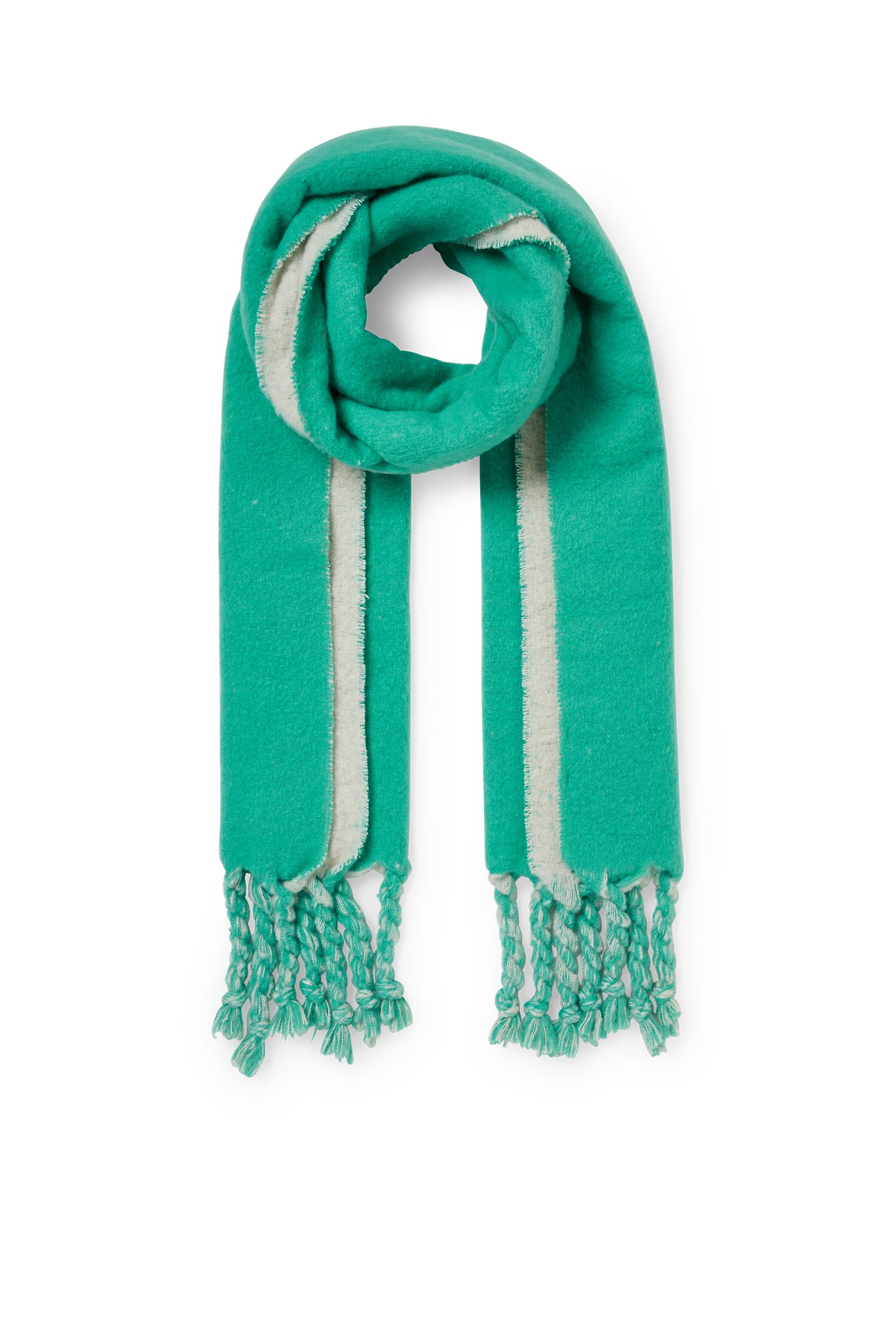 Fringed scarf