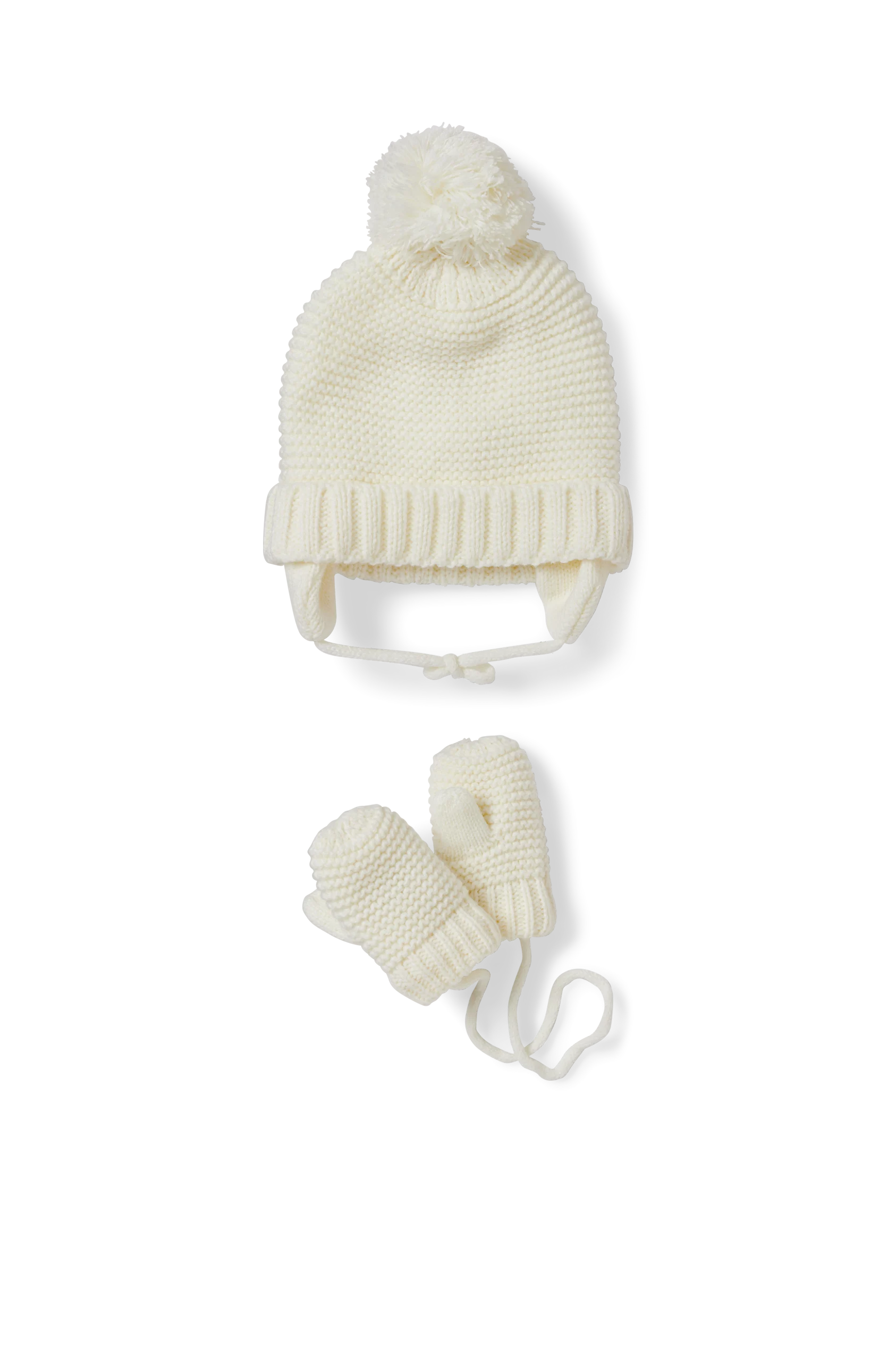 Set - baby hat and mittens - 2 piece