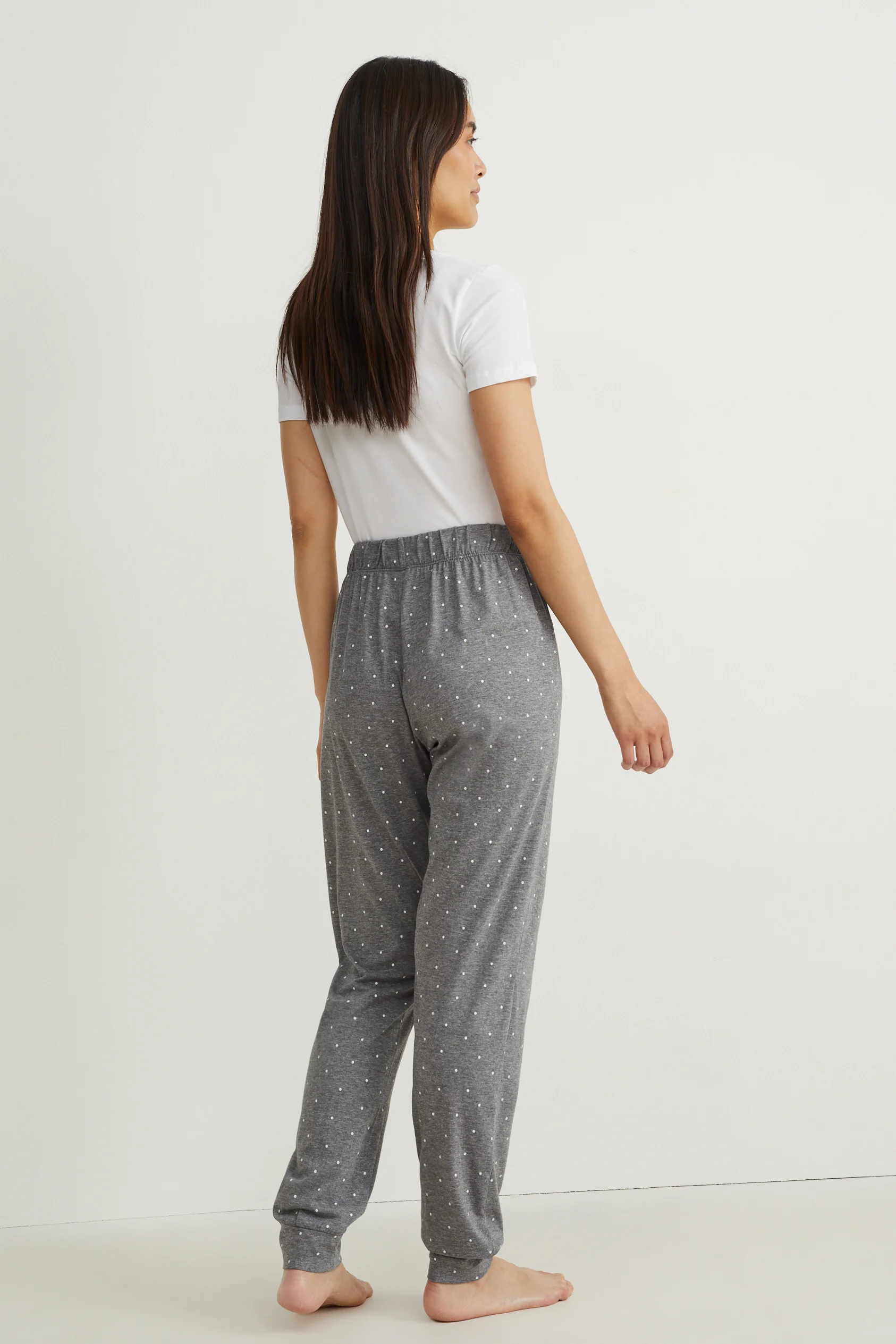 Pyjama bottoms - polka dot